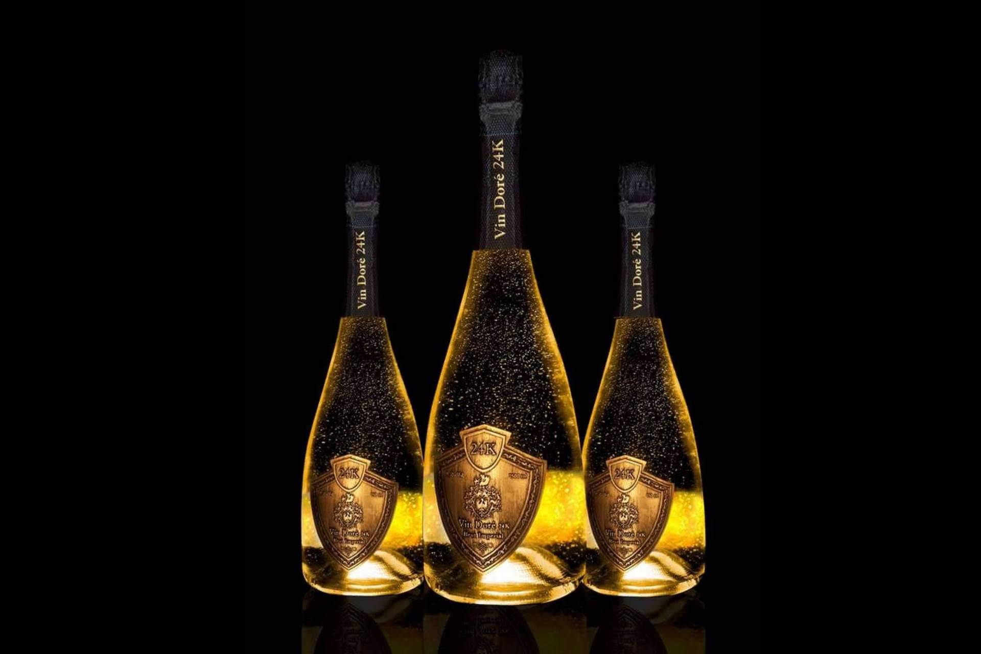 Vin Doré 24K, un vino con mucho glamour y polvo de oro para los paladares más selectos y exigentes