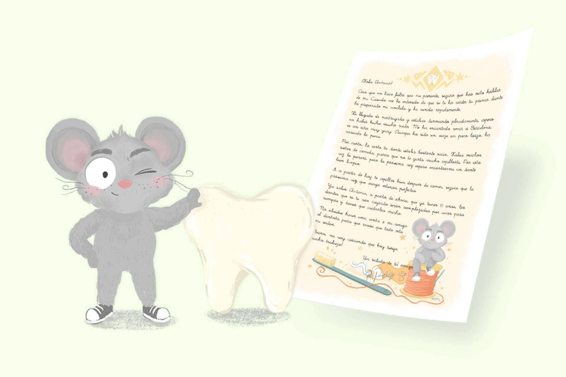 Mantener la ilusión y la fantasía en los más pequeños ante la caída de sus primeros dientes con una carta personalizada del Ratoncito Pérez