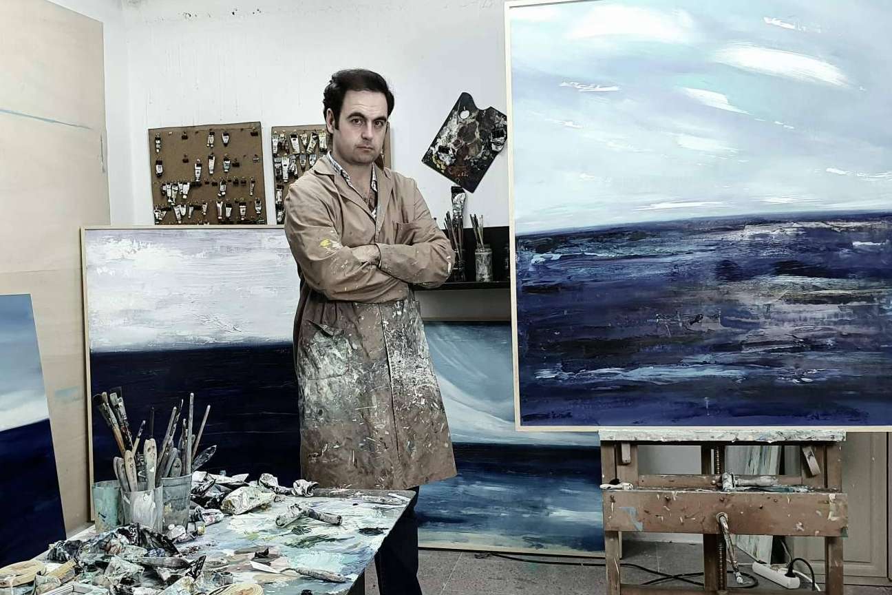 Momo Puente-Piazza se convierte en uno de los nuevos referentes de la pintura abstracta en España