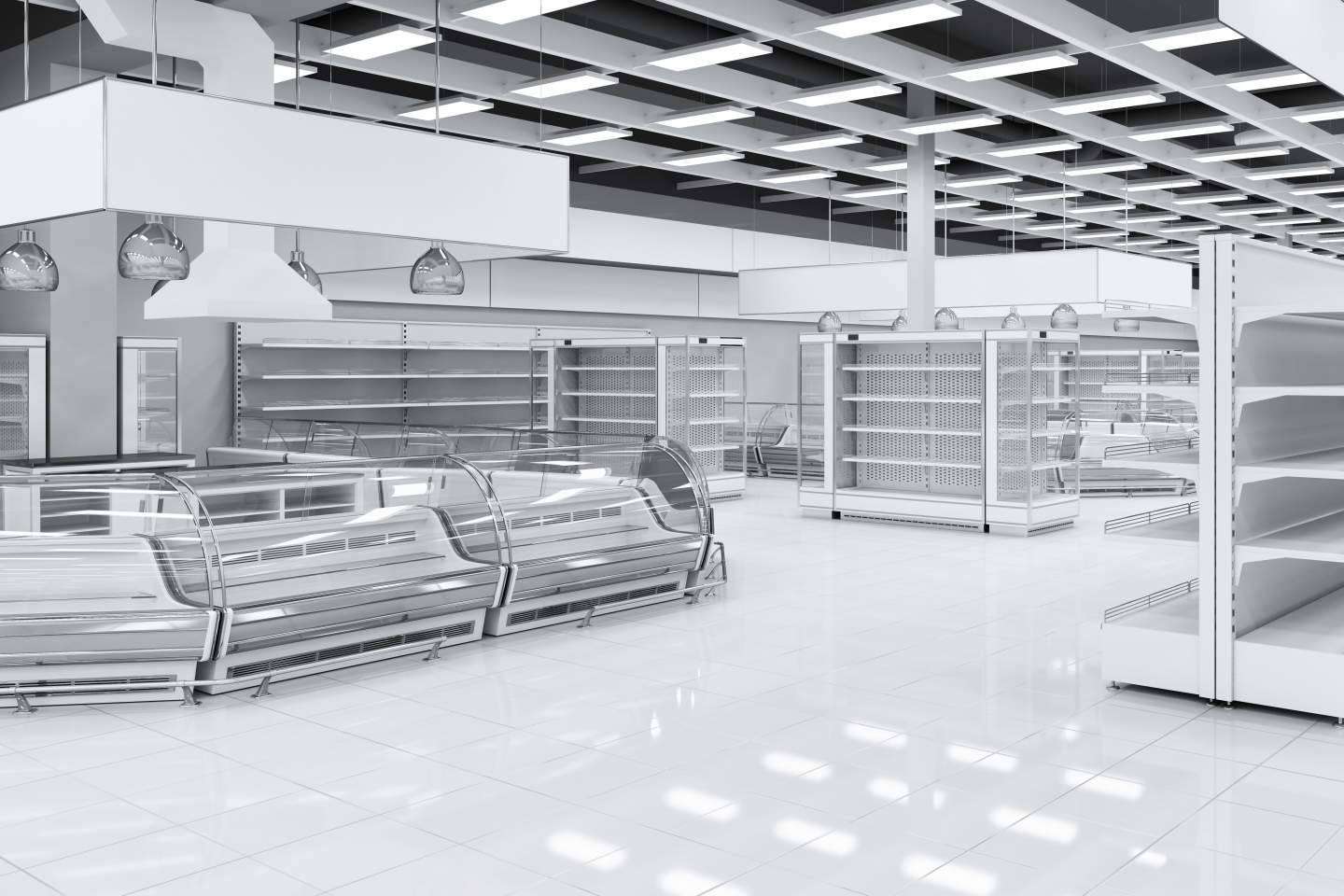 Las cámaras frigorificas de refrigeración más populares para supermercados de Aacore Supply