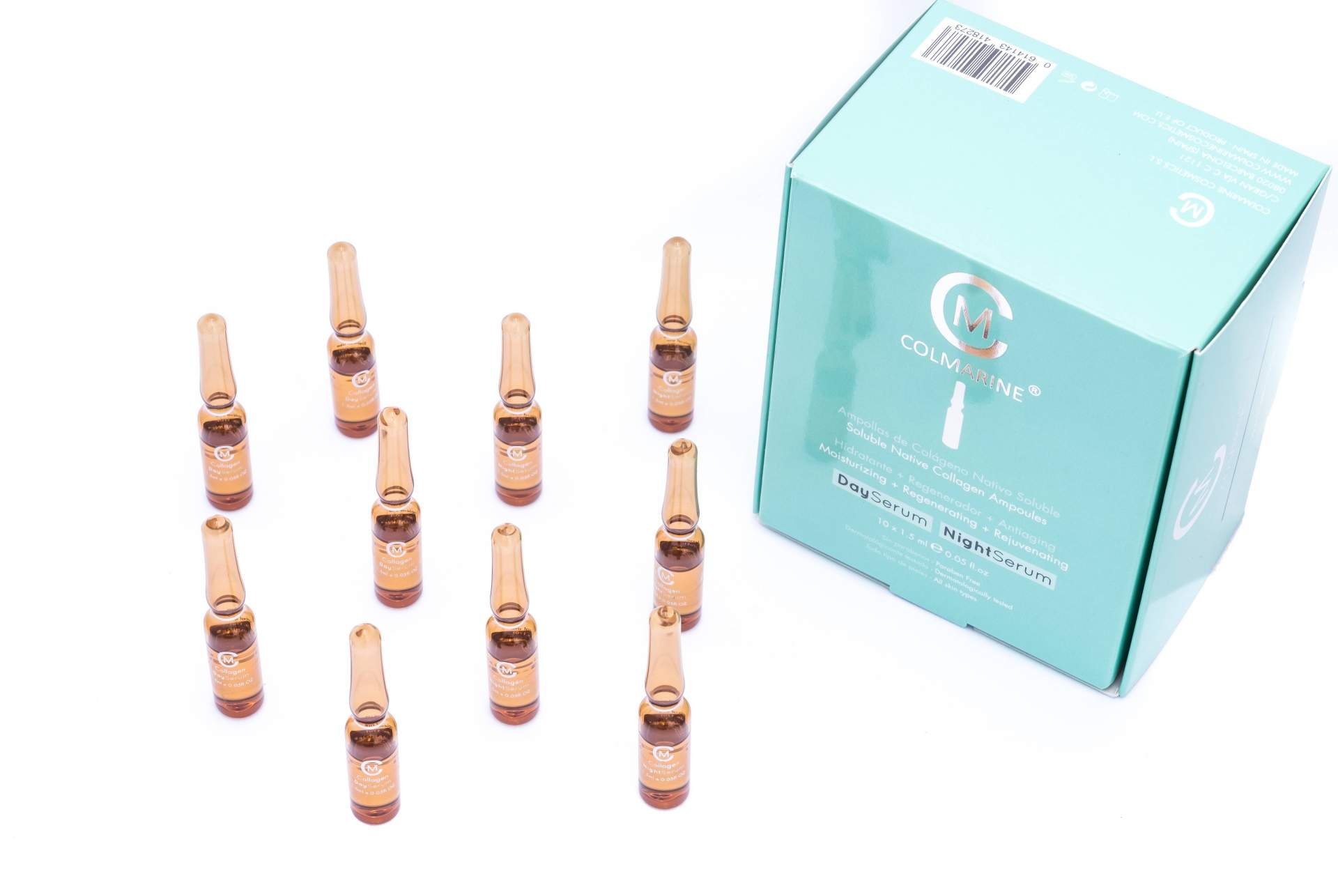 Colmarine Cosmetics ofrece ampollas faciales de colágeno y ácido hialurónico