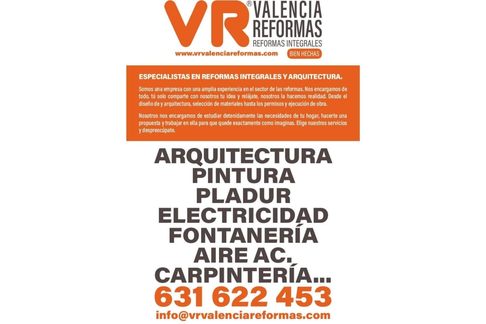 Valencia Reformas, la empresa especializada en reformas, explica cuánto cuesta una reforma integral