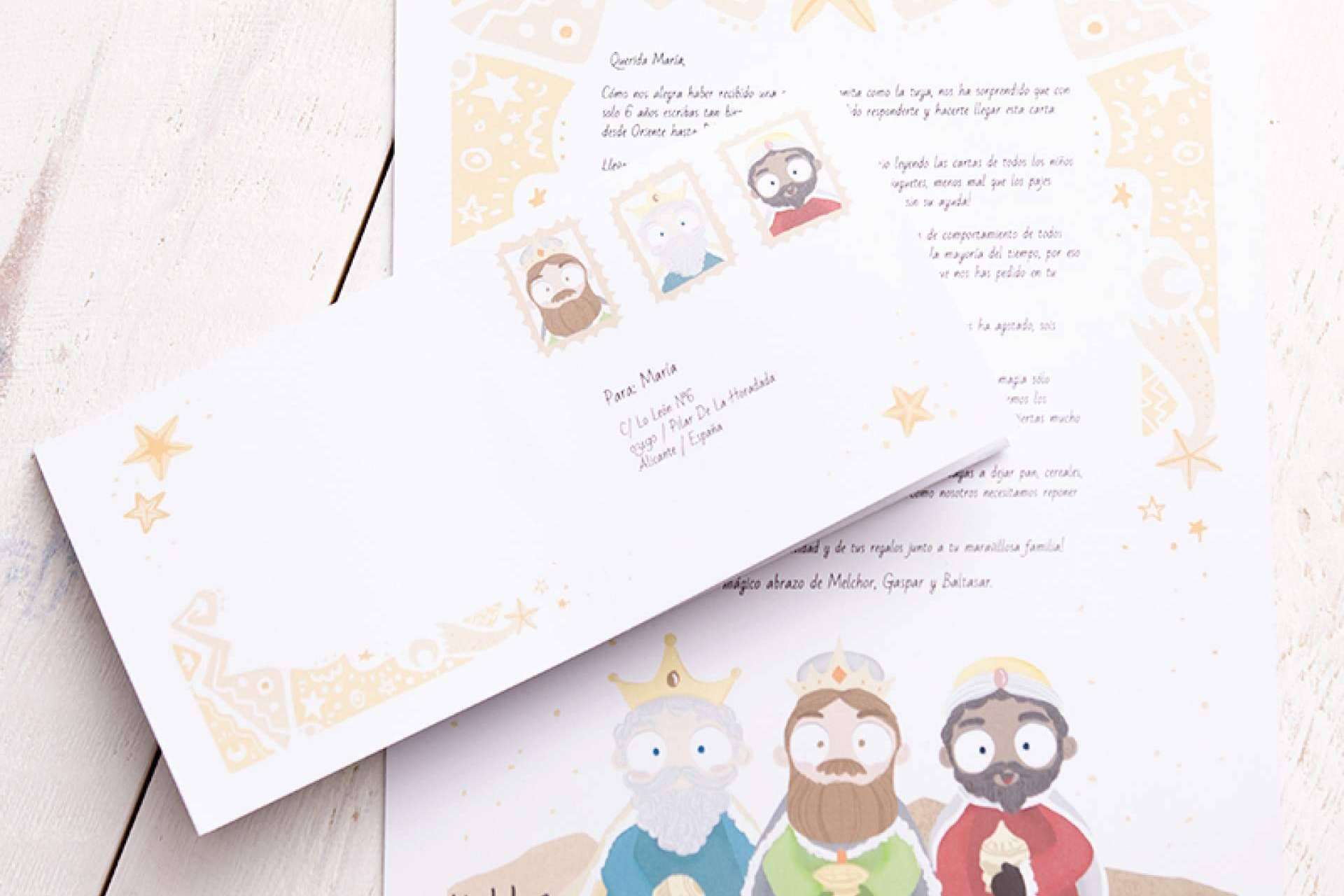 Gracias a Carta Personalizada, los niños vivirán la ilusión de recibir una carta de los Reyes Magos