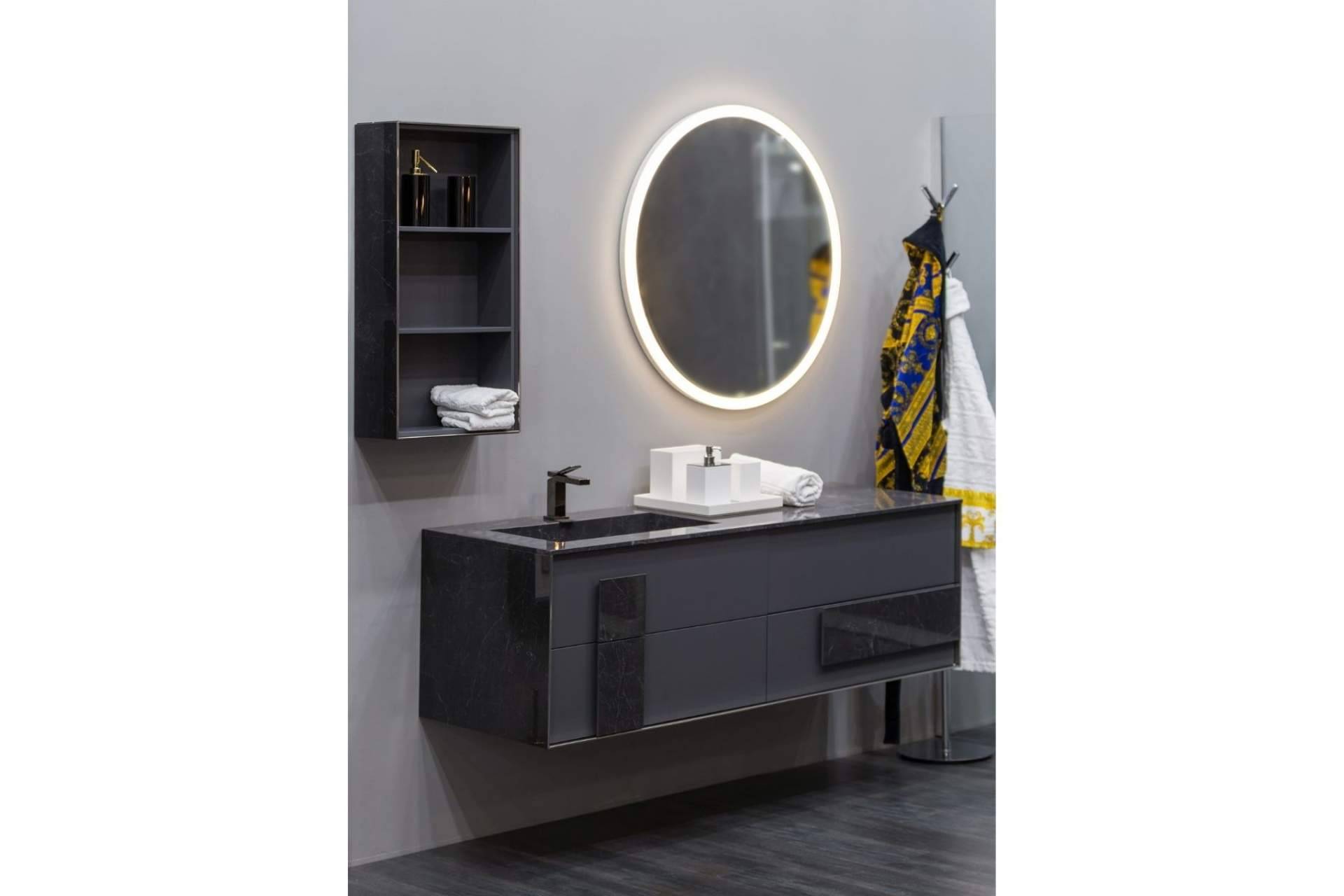Combinar los espejos de baño con led con los muebles de baño Balnearian
