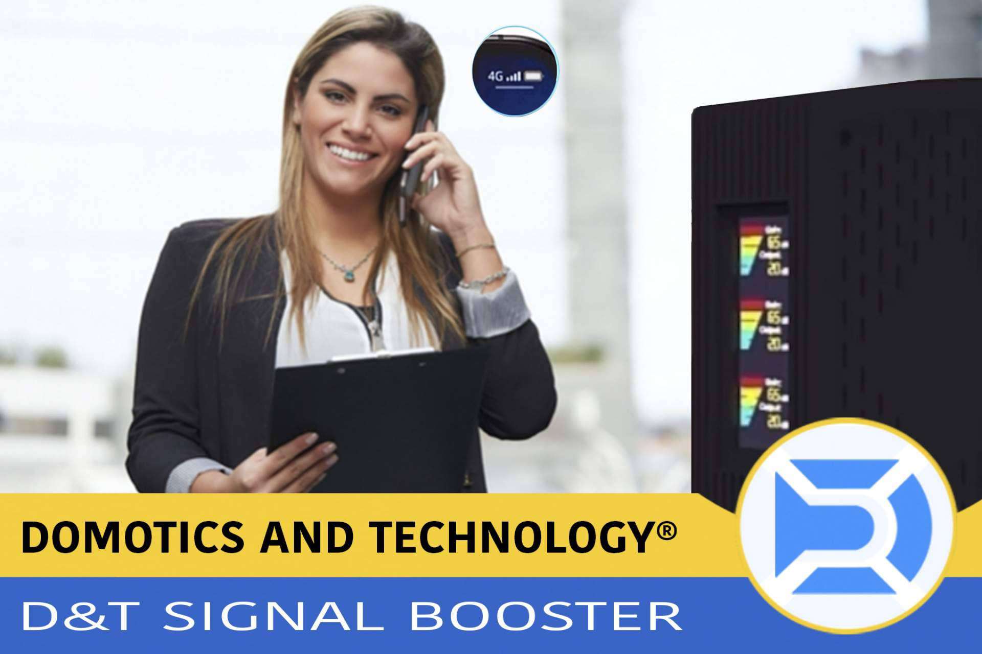 Domotics and Technology permite optimizar la señal a las empresas con su D&T Signal Booster