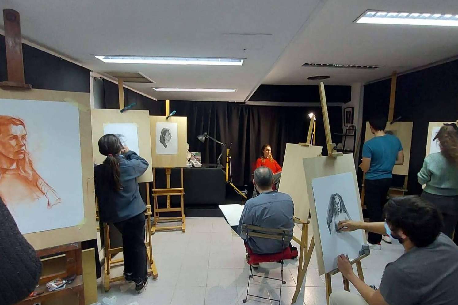 La metodología de la academia Estudio Ilógico para sus cursos de pintura