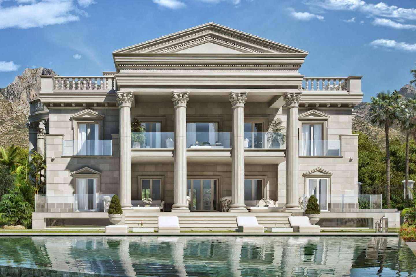 La mansión más imponente de Ralph Feder en Sierra Blanca Marbella, la Villa Palladio