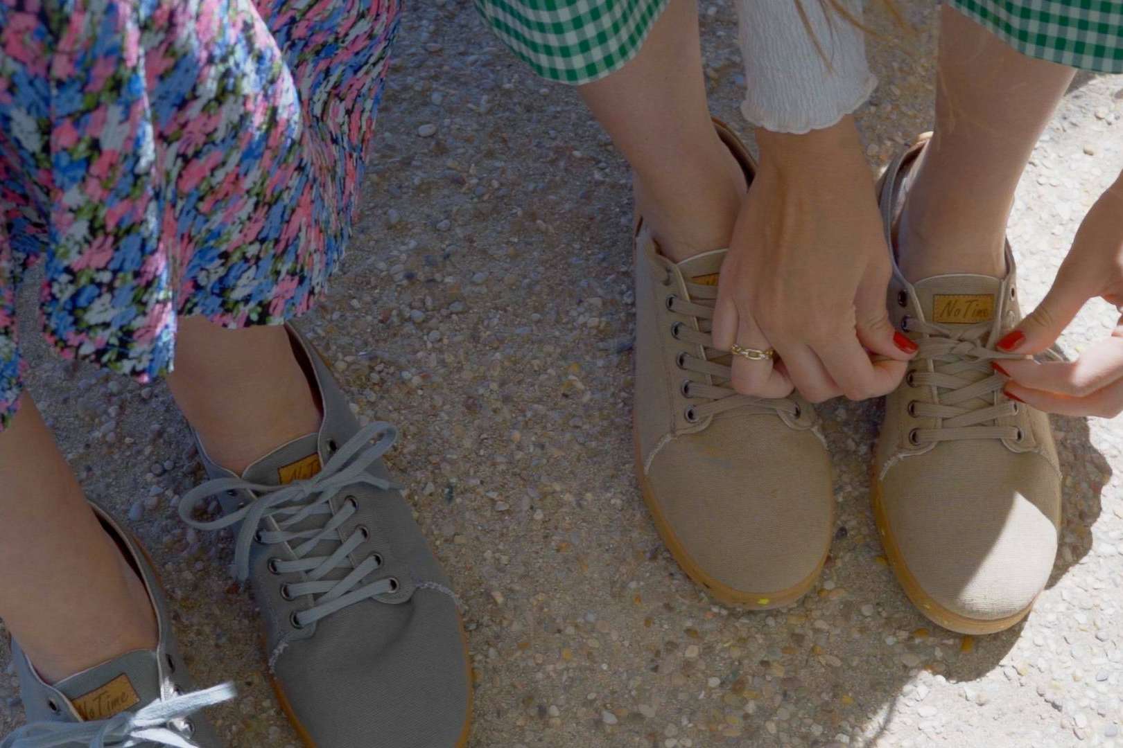 NoTime, un proyecto innovador creado en España que recicla pelotas de tenis y pádel para hacer zapatillas