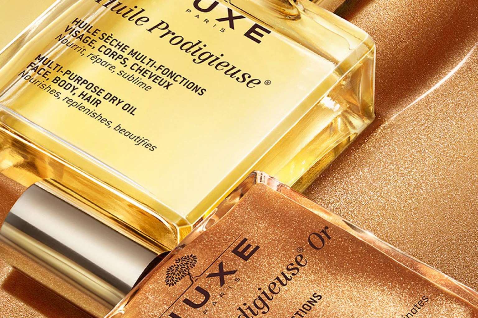 Hidratación y cuidado de la piel con Huile Prodigieuse de Nuxe, disponible en La Para-Farmacia del Puerto