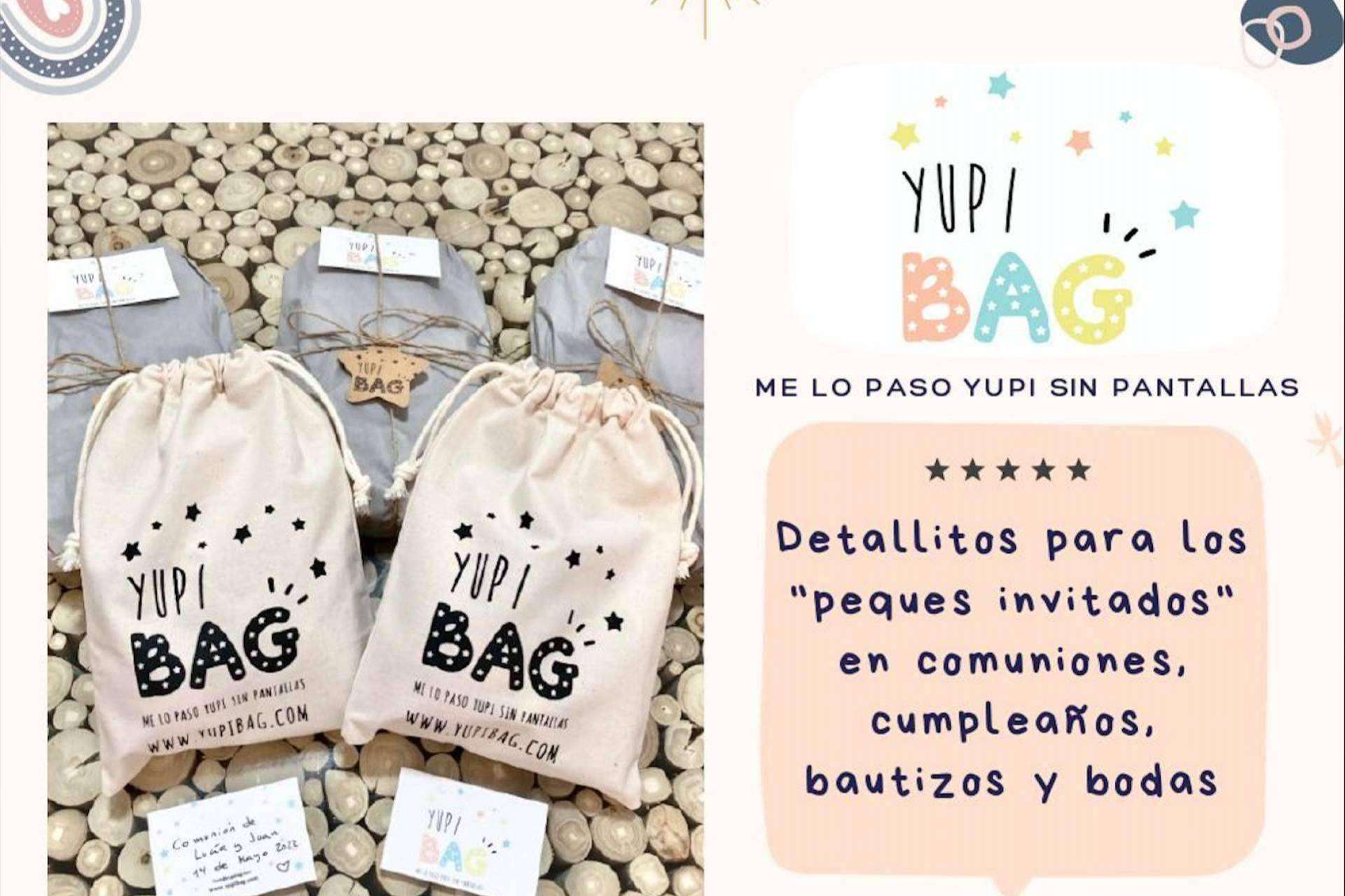 La bolsa de juguetes para niños más pequeña para regalar de YupiBag