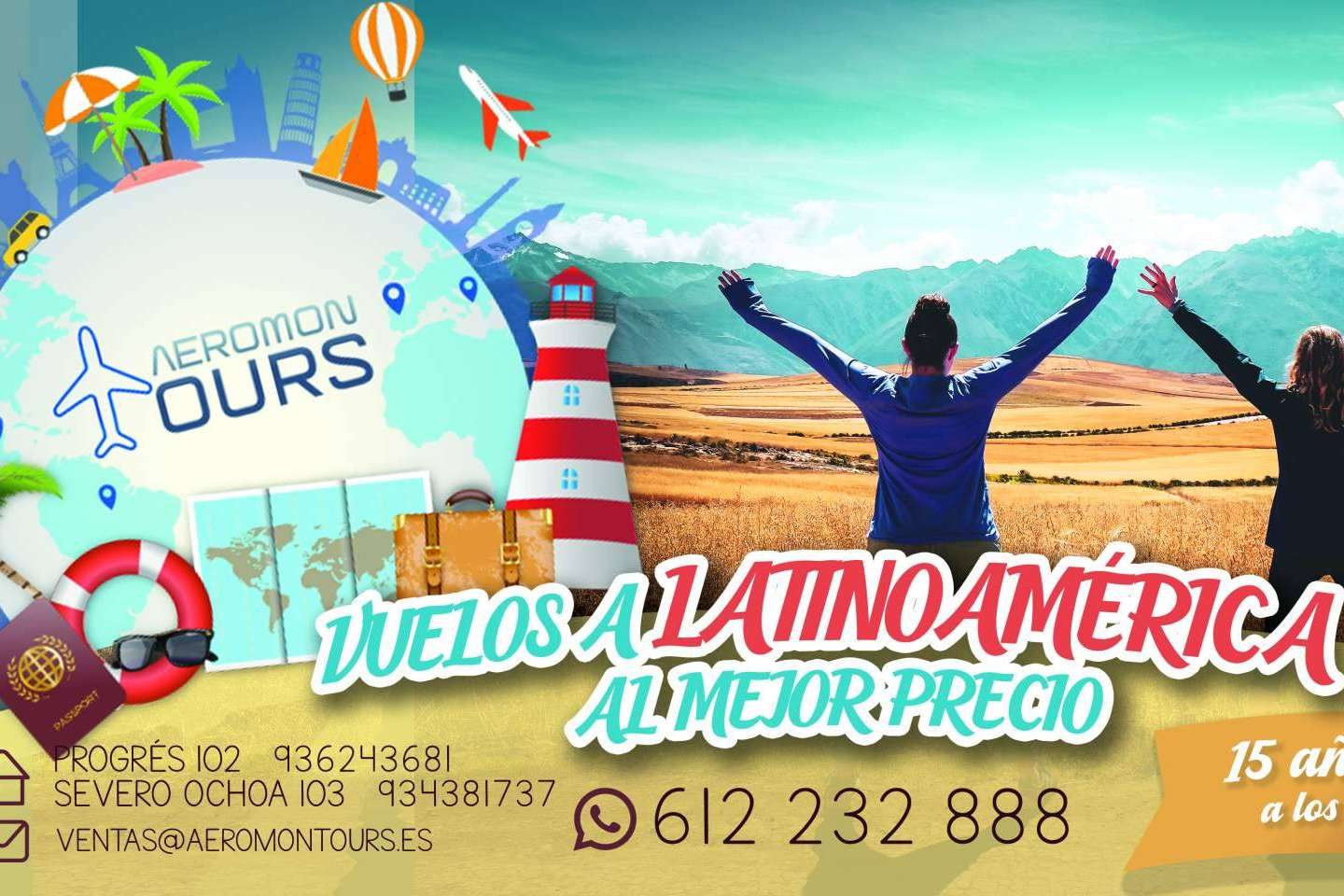 Aeromon Tours ofrece un servicio de alquiler de coches