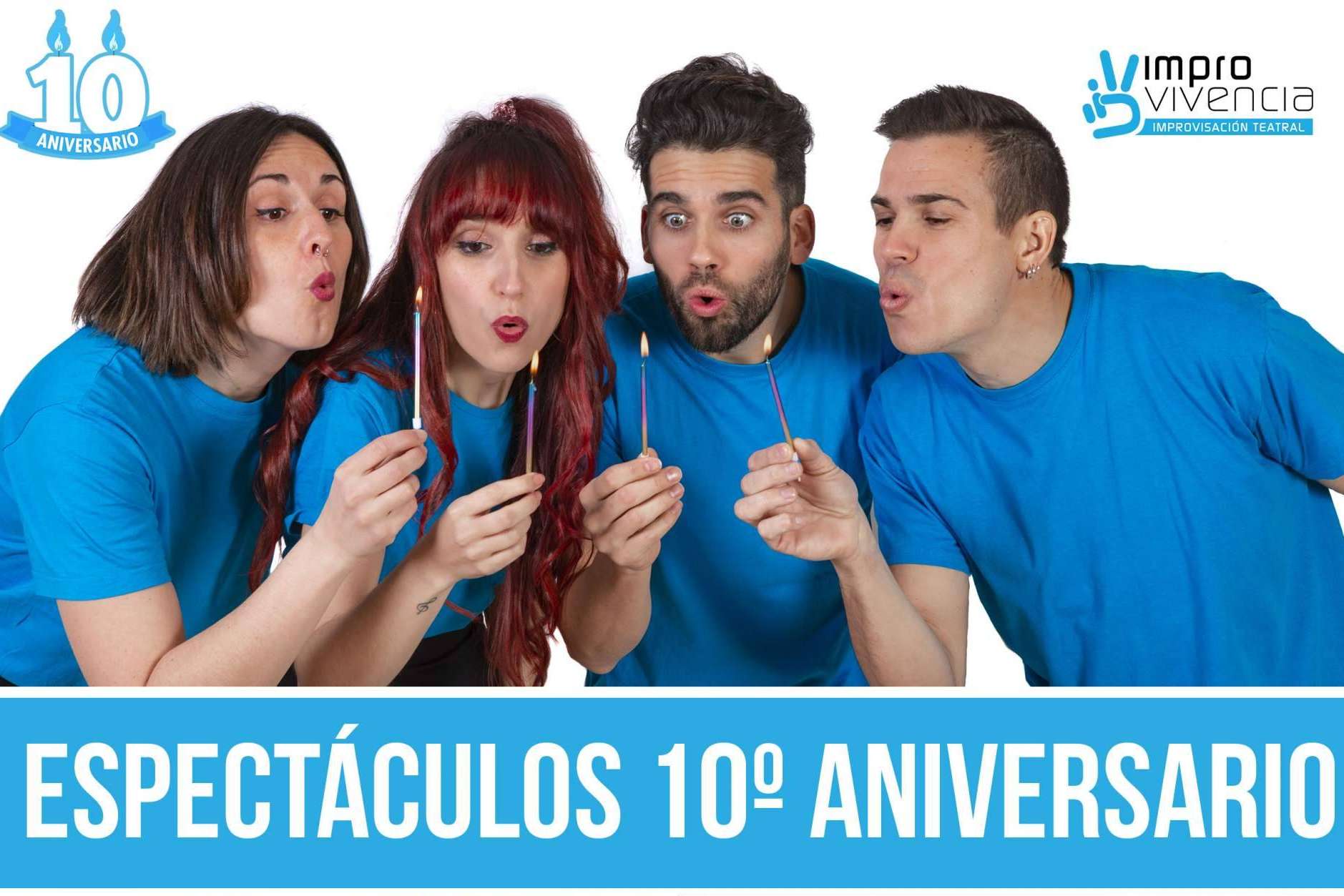 Celebración del 10º aniversario de ImproVivencia con 4 funciones especiales
