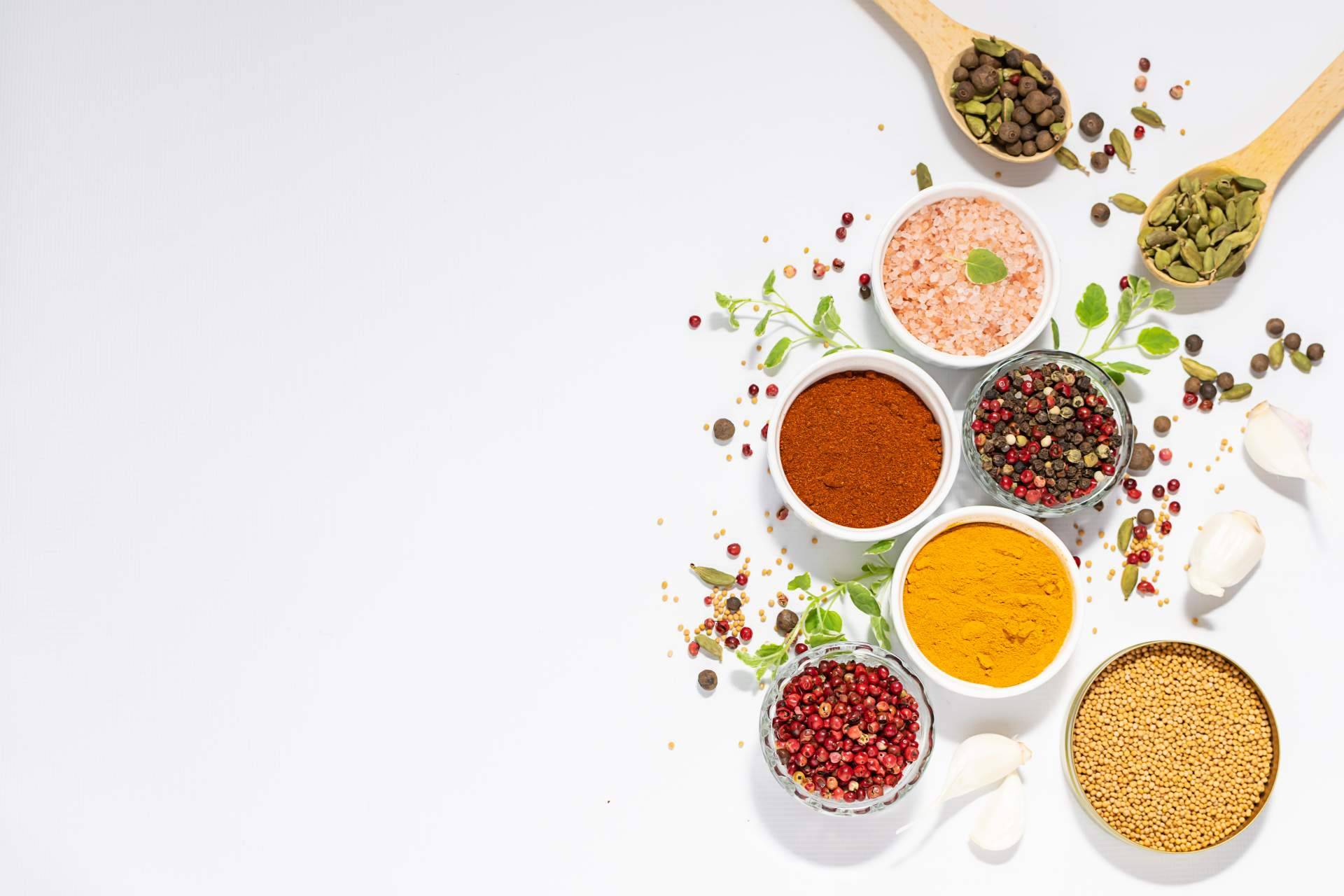 Las ventajas de las especias tanto para la salud como para dar sabor a las comidas
