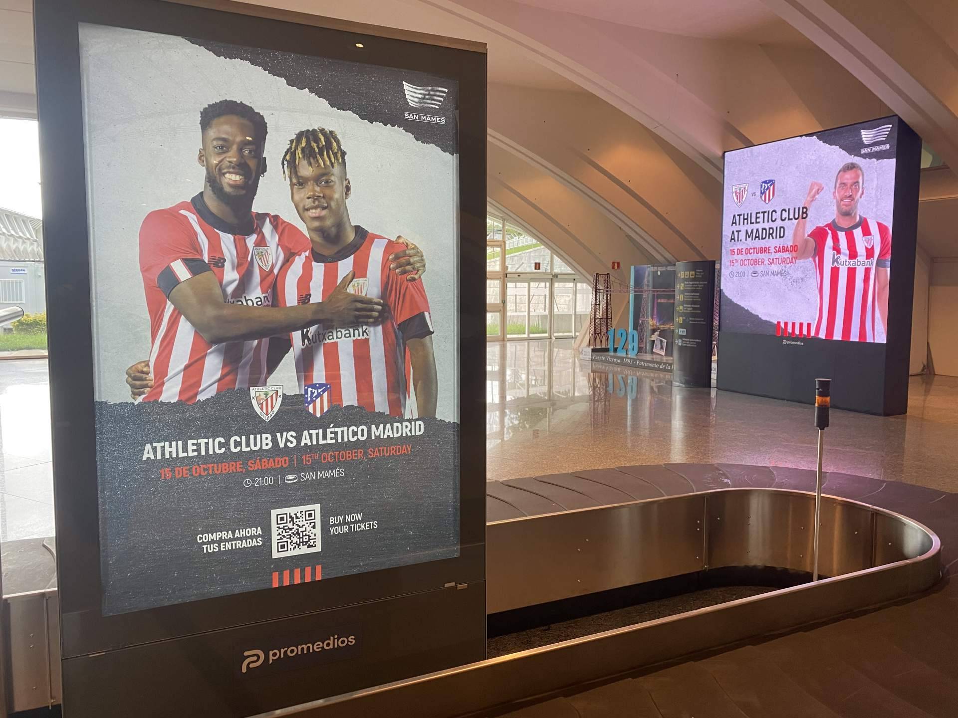 Promedios y la publicidad digital en aeropuertos
