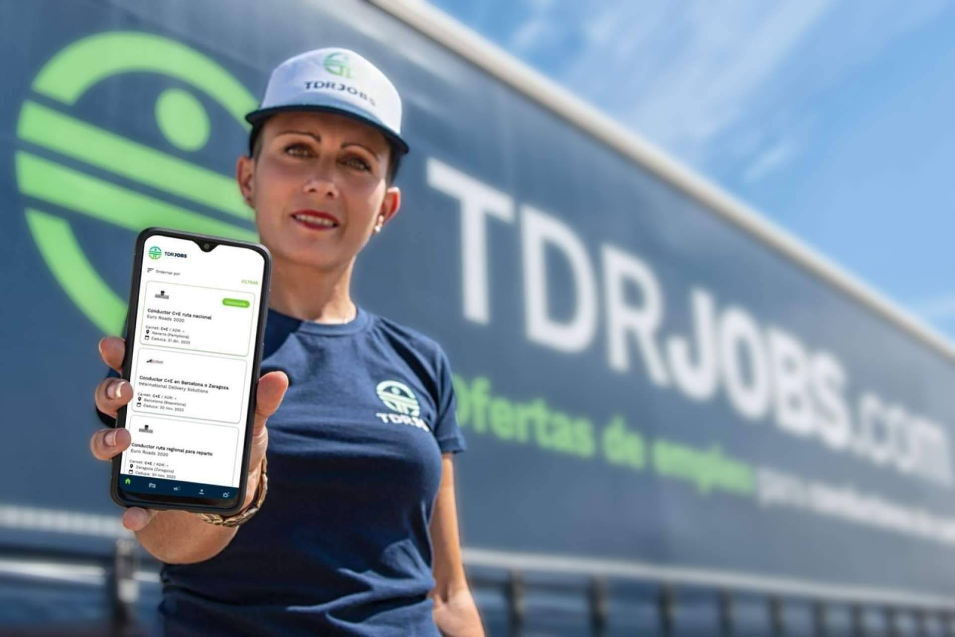 TDRJOBS, un portal de empleo líder en la captación de conductores presenta su aplicación