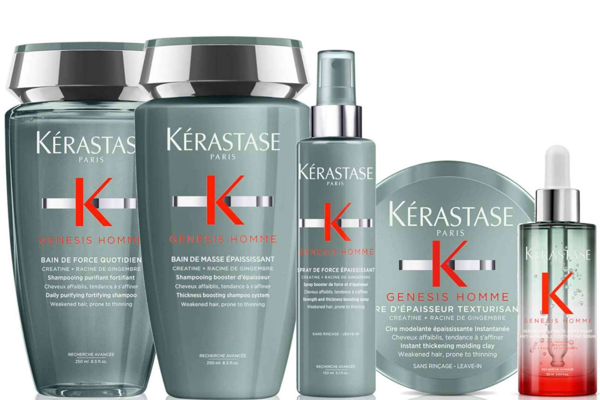 Genesis Homme de Kérastase, la línea anticaída específica disponible en Llarcó