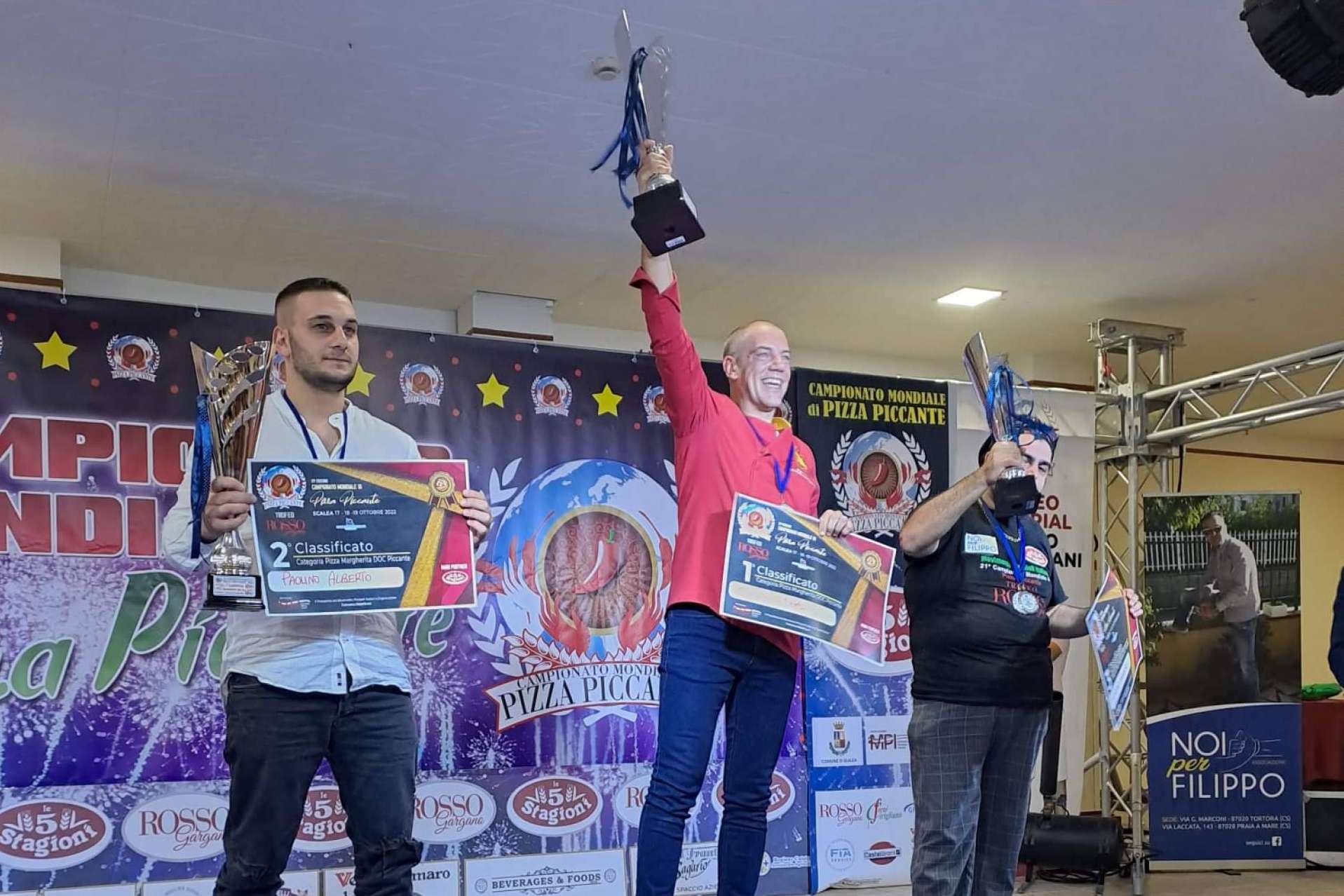 El pizzero español de Il Cortile, Marco Bianchi, campeón del mundo de pizza picante