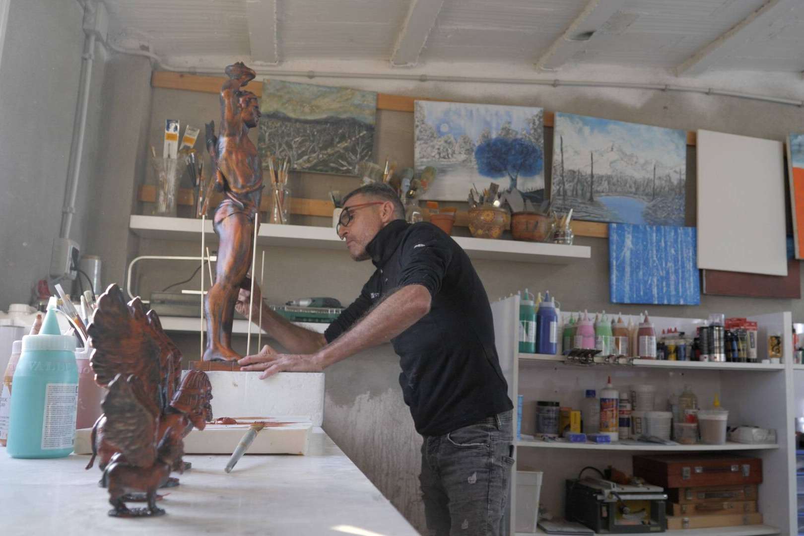 El canal de YouTube de Ramón Colomer muestra vídeos del proceso de construcción de sus dioramas de las 7 maravillas del mundo antiguo