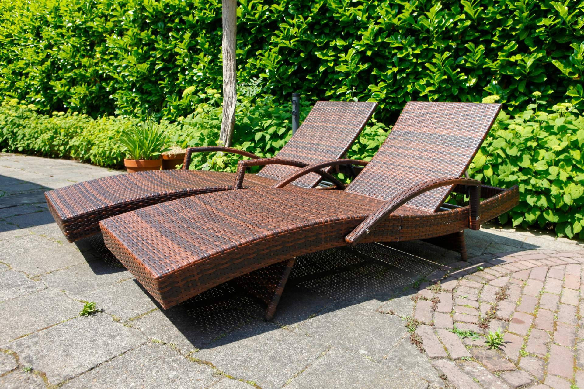 Las tumbonas de jardín de la firma Muebles Exterior