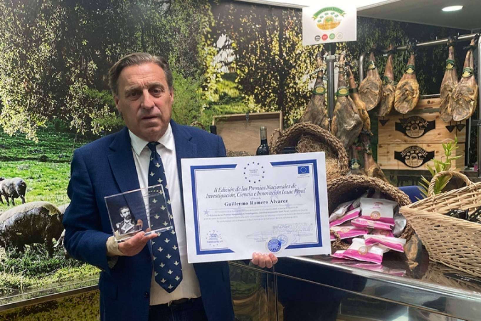 La trazabilidad del jamón ibérico de Bellota de Los Romeros de Alanís es galardonada con el Premio Nacional de Investigación, Ciencia e Innovación Isaac Peral