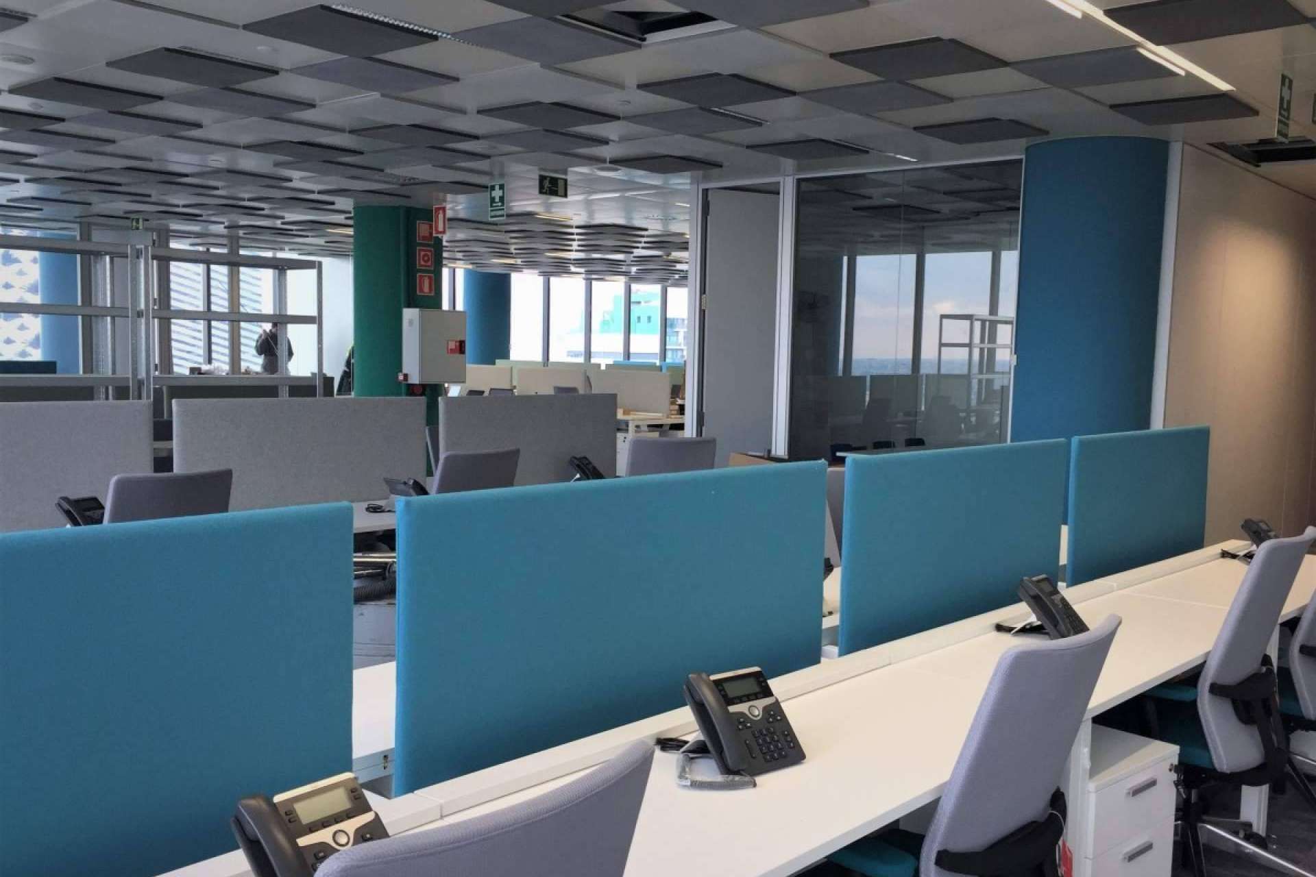 Los paneles acústicos mejoran la acústica y el diseño de las oficinas, por Acústica Decorativa