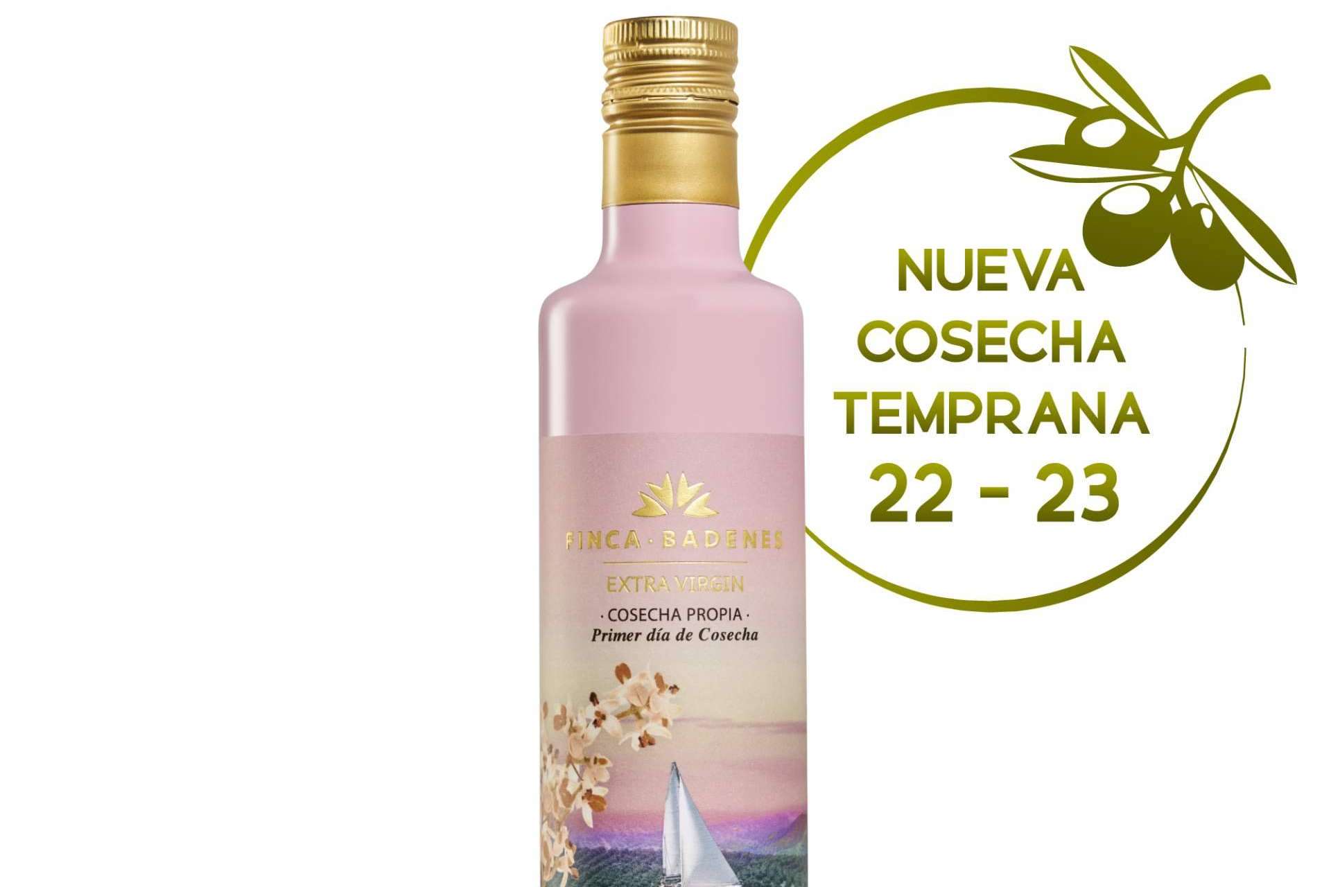 Un Virgen Extra de Edición Limitada, el Finca Badenes de Primer Día de Cosecha de la empresa Aires de Jaén AOVE