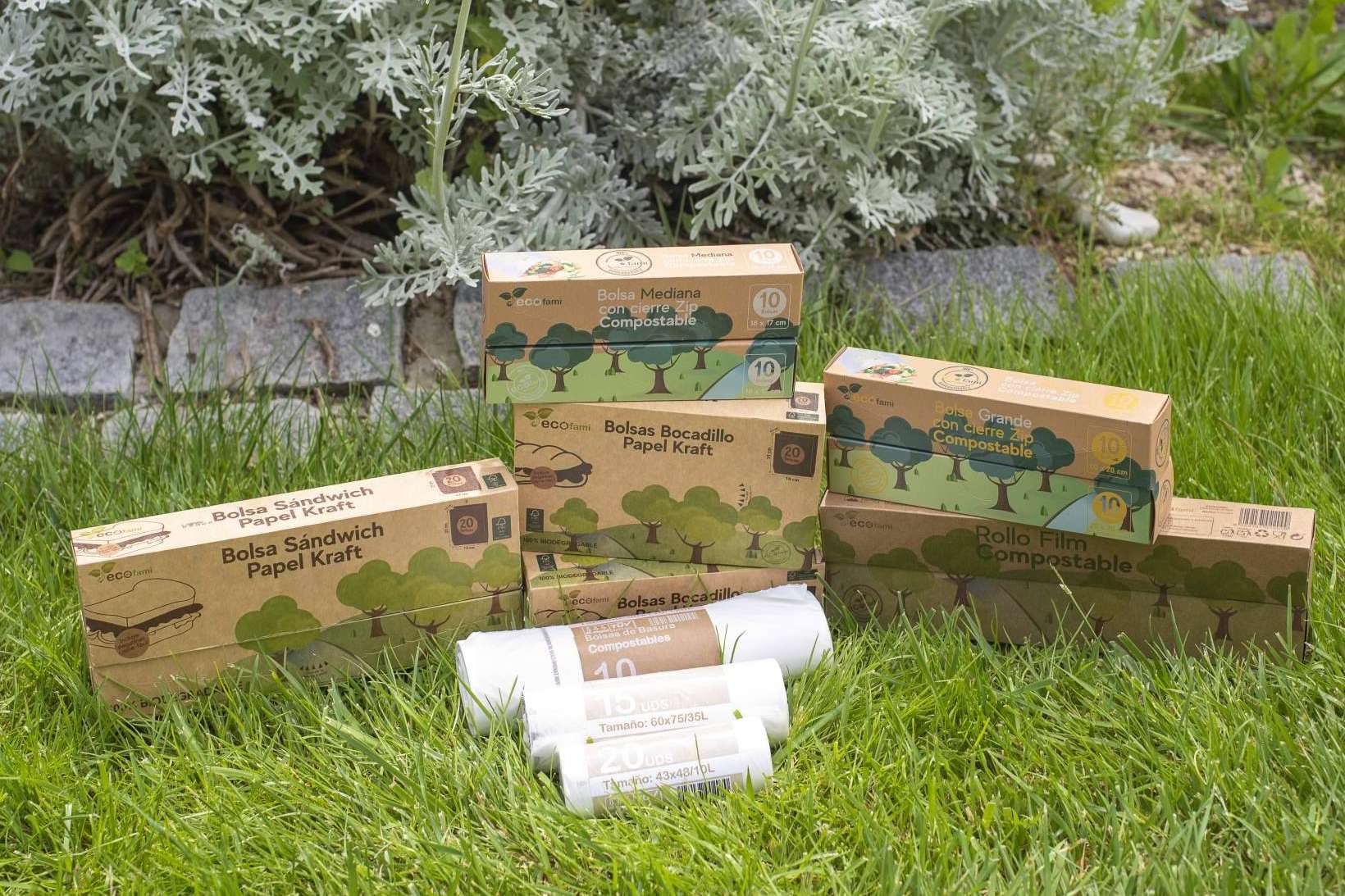 El respeto por el medio ambiente ya no es una opción, las bolsas y envases compostables Ecofami