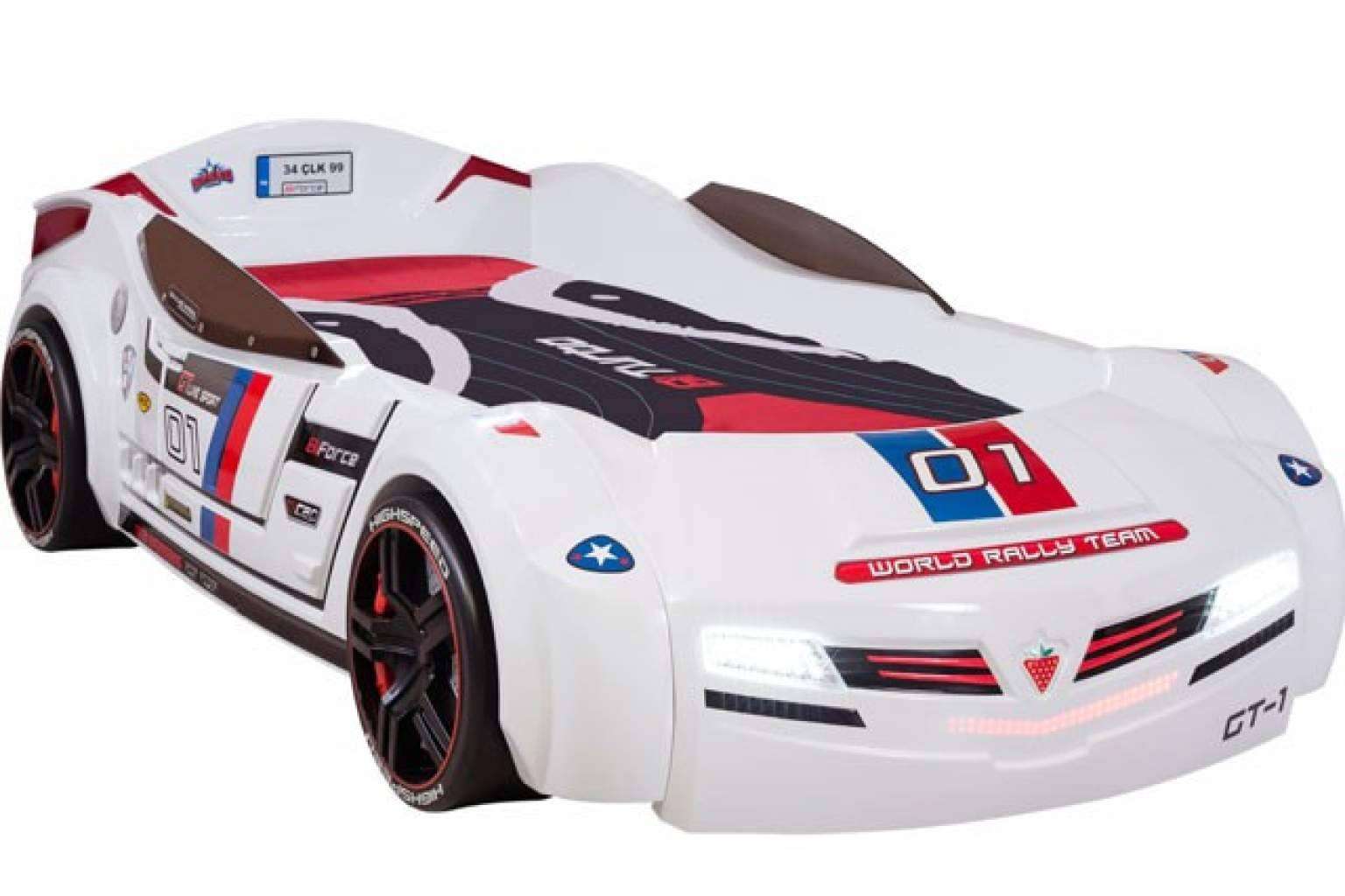 La cama infantil en forma de coche de carreras de Cilek