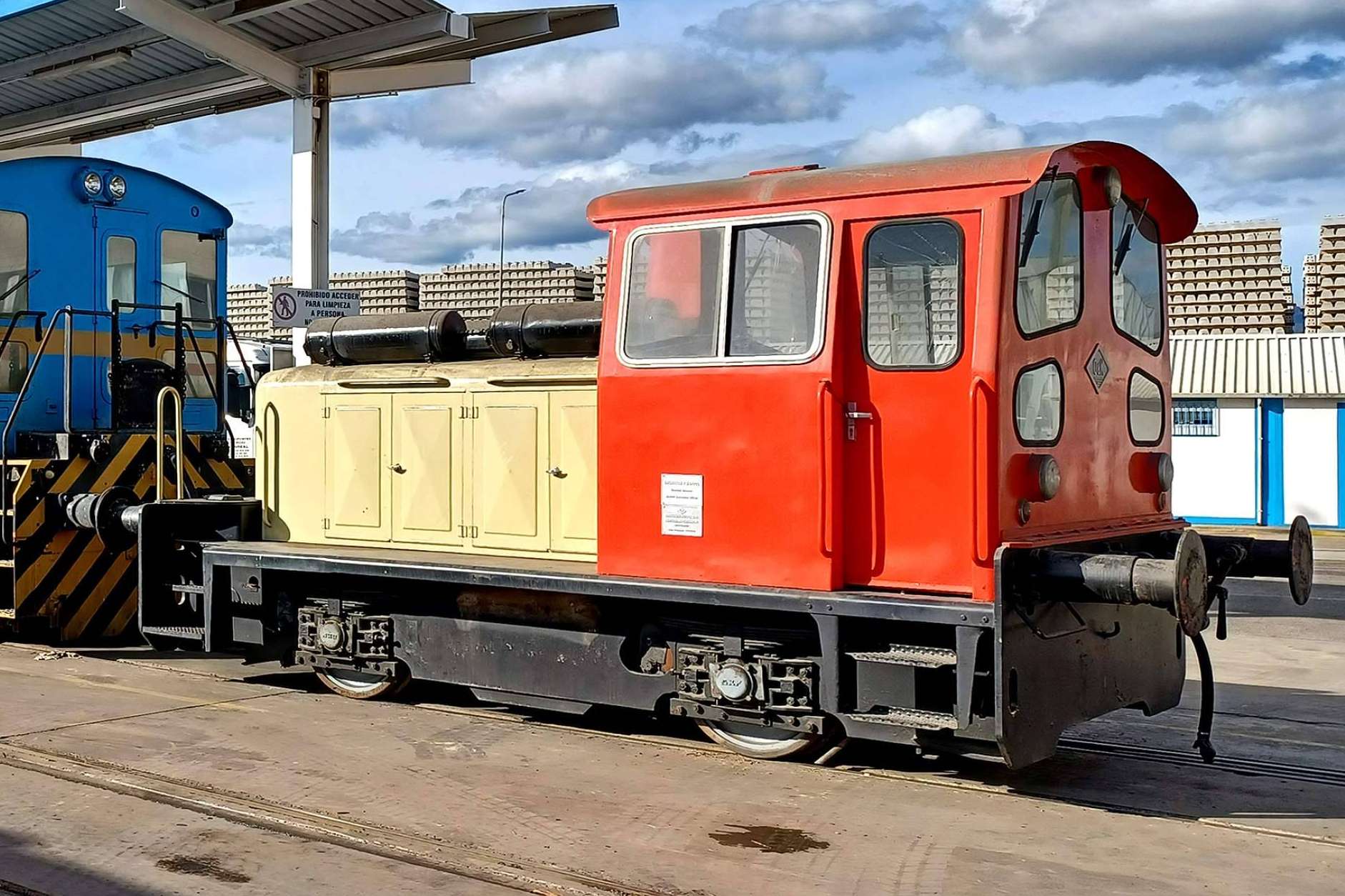 La Fundación del Patrimonio Ferroviario preserva una histórica locomotora de Azucarera Ebro