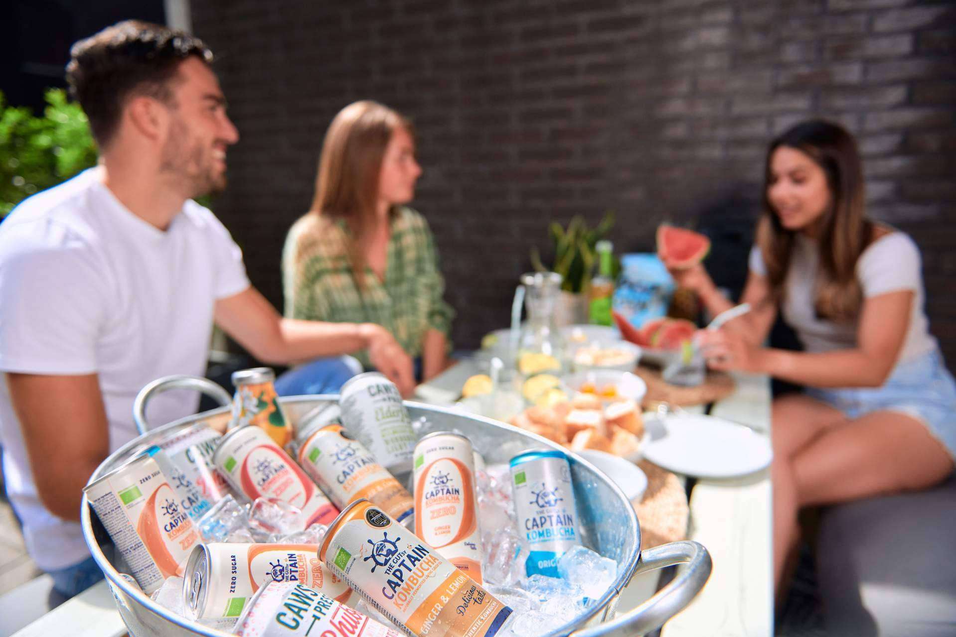 Kombucha en lata, lanzado por GUTsy Captain