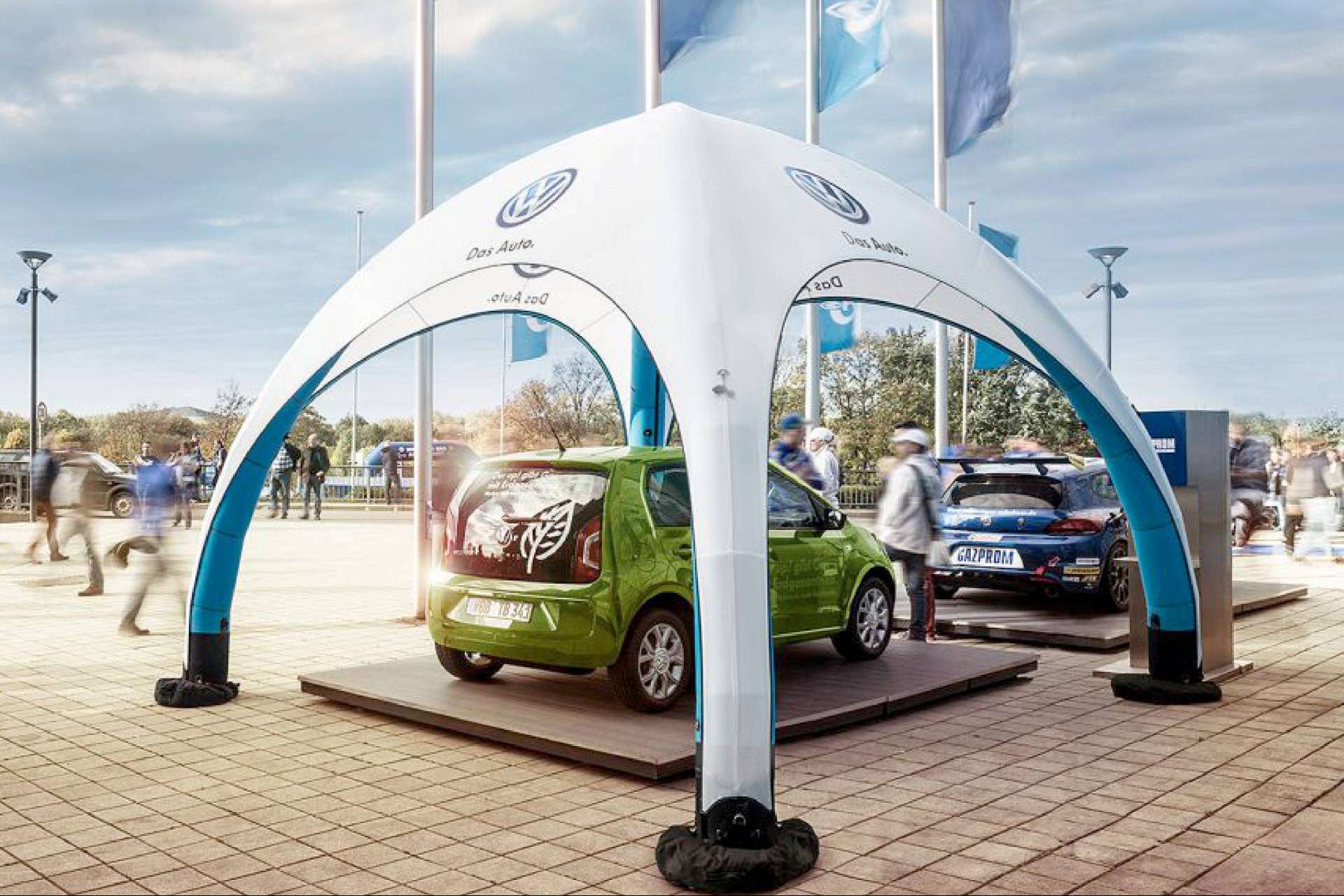 Amplia variedad de carpas hinchables para diferentes usos y aplicaciones con Olikastands