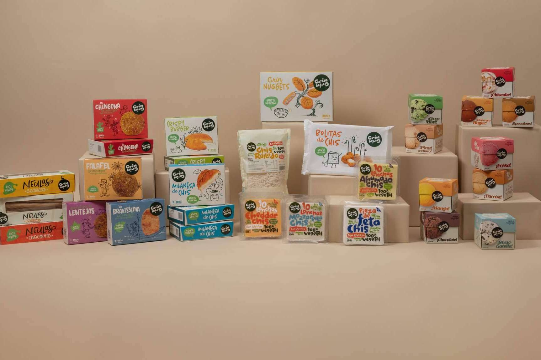 Tequeños 100 % vegetales de GrinGrin Foods