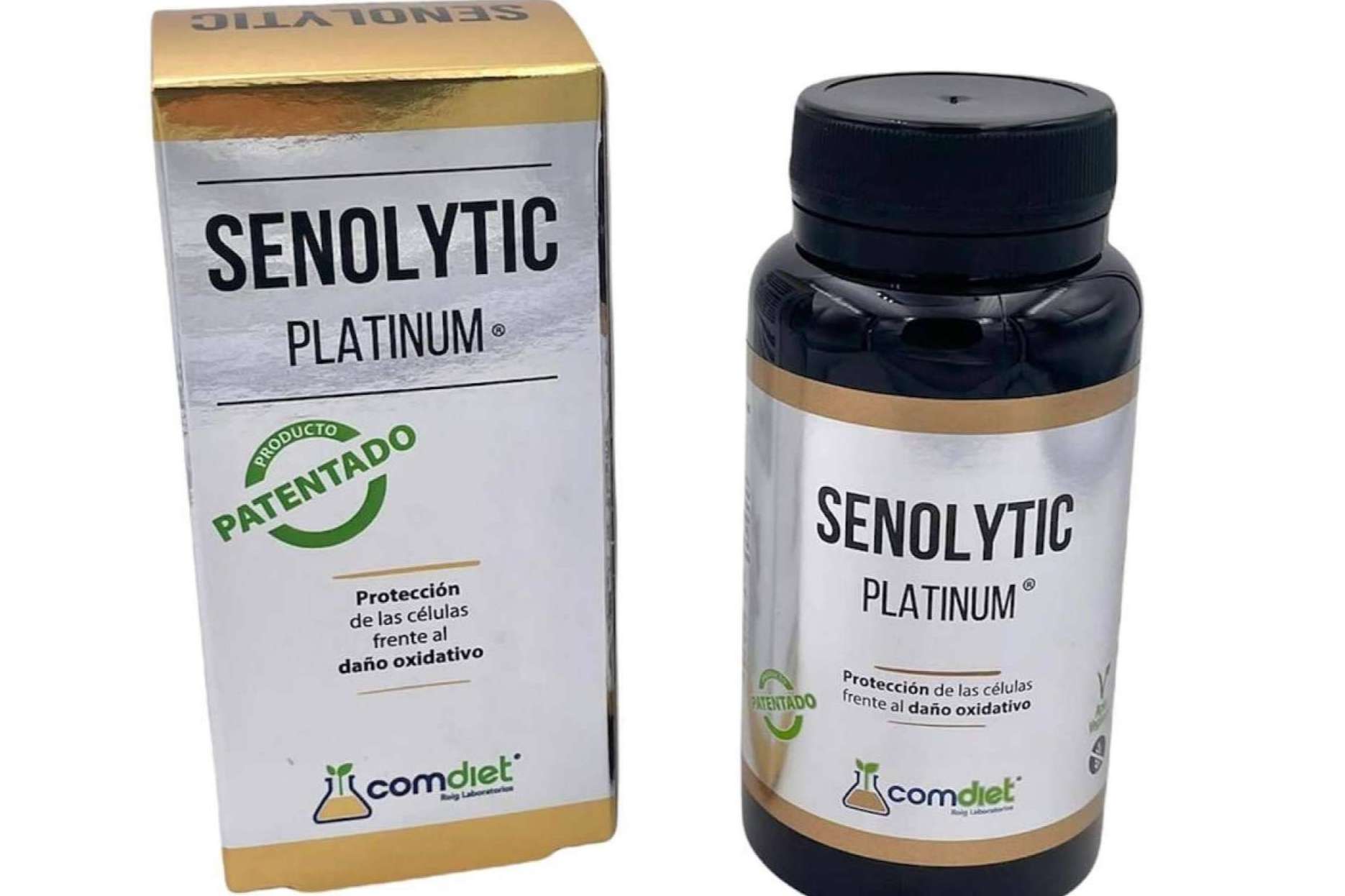 Senolytic Platinium, un complemento alimenticio de Comdiet Roig Laboratorios para combatir el envejecimiento con la eliminación de las células senescentes