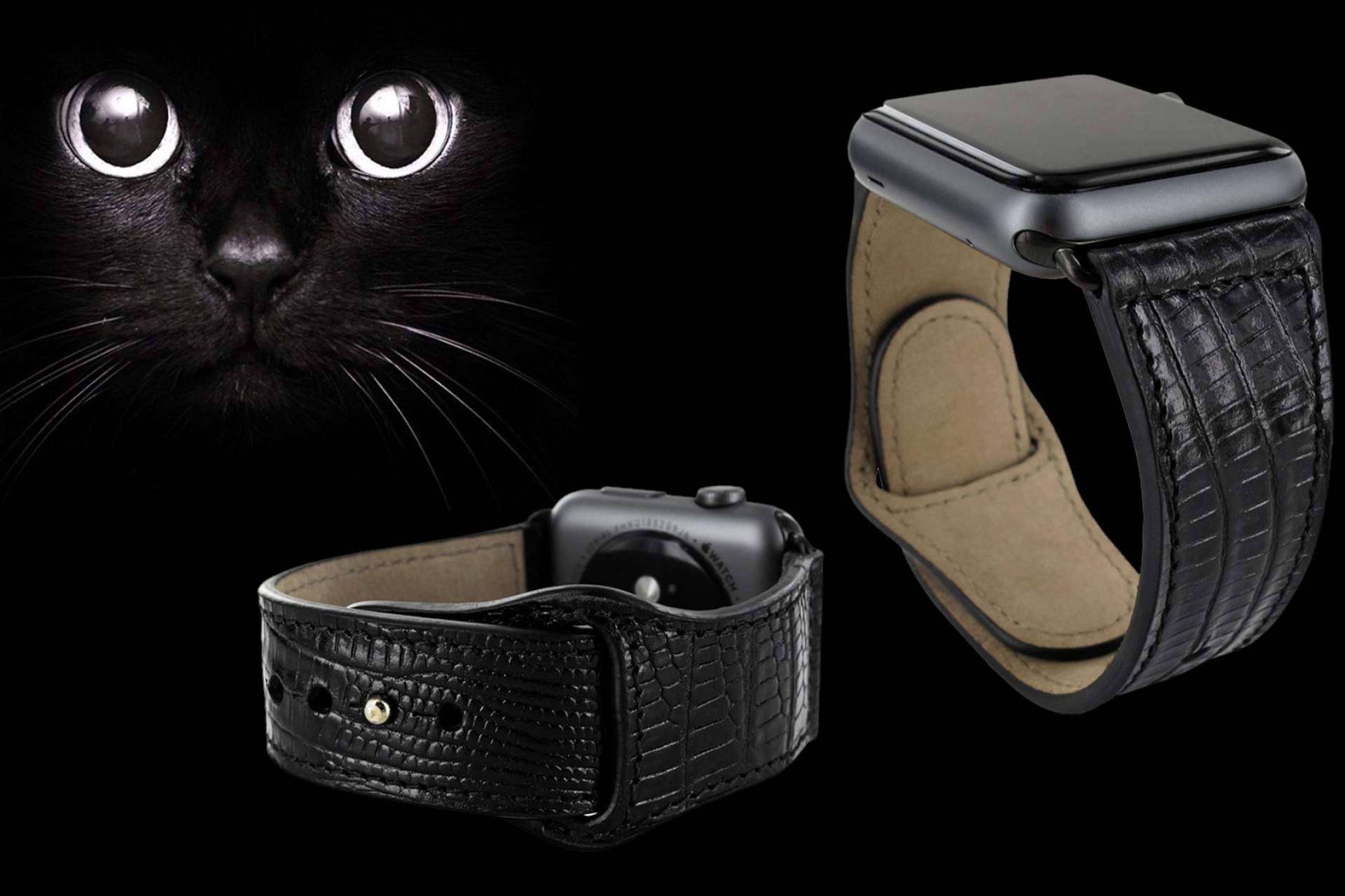 Correa en piel de extremada calidad para los Apple Watch, con Piel Frama