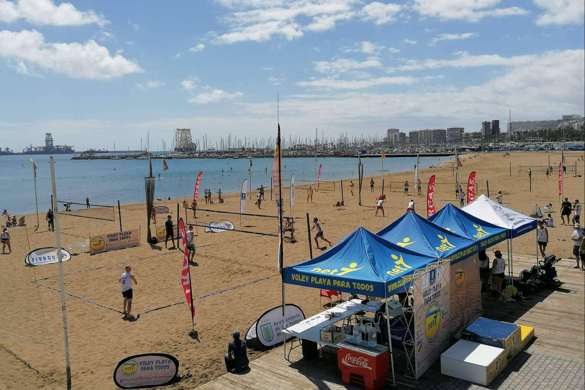 Net 7 es un club con gran trayectoria en vóley playa en Gran Canaria