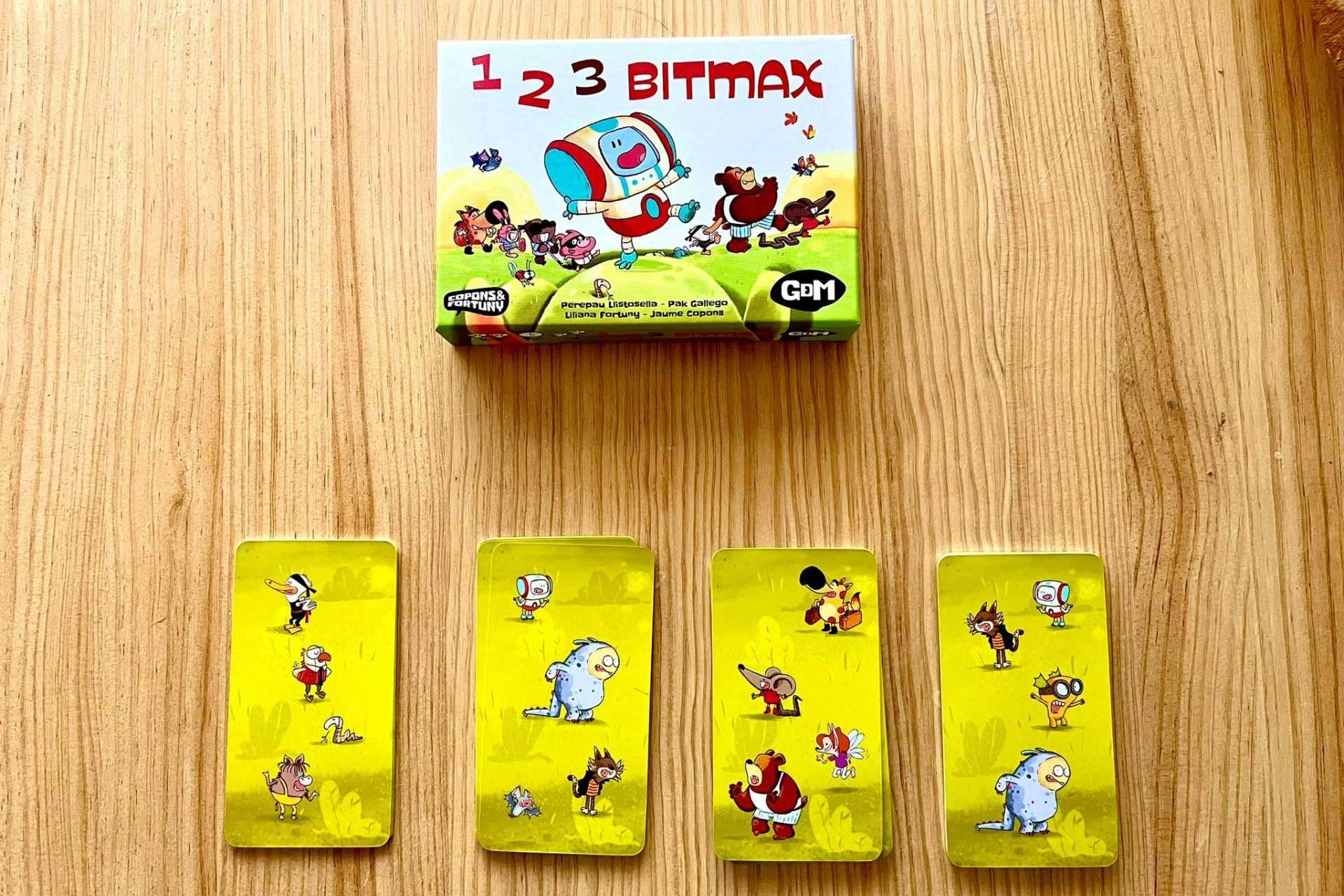 1 2 3 Bitmax, el nuevo juego de cartas de GDM Games