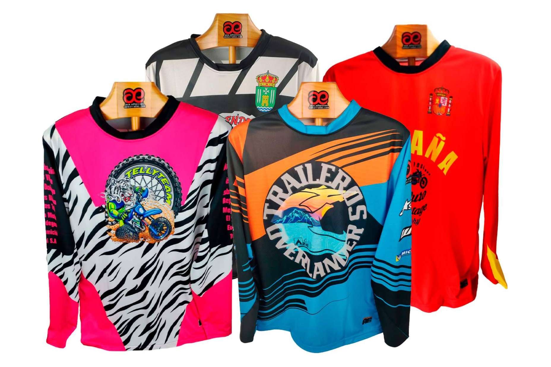 Camisetas de motocross personalizadas. Comodidad y estilo sobre dos ruedas de la mano de ADHESIVOSEMBARRADOS