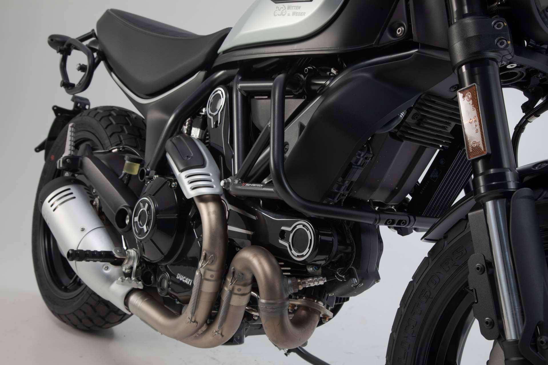 ¿Cuáles son los modelos de protección de moto para Ducati Scrambler?, de la mano de SW-MOTECH