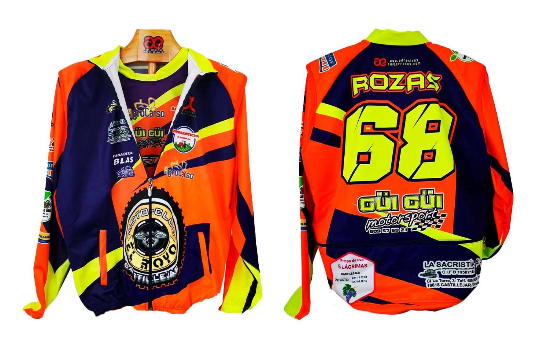 ADHESIVOSEMBARRADOS y su catálogo de ropa personalizada para motos offroad