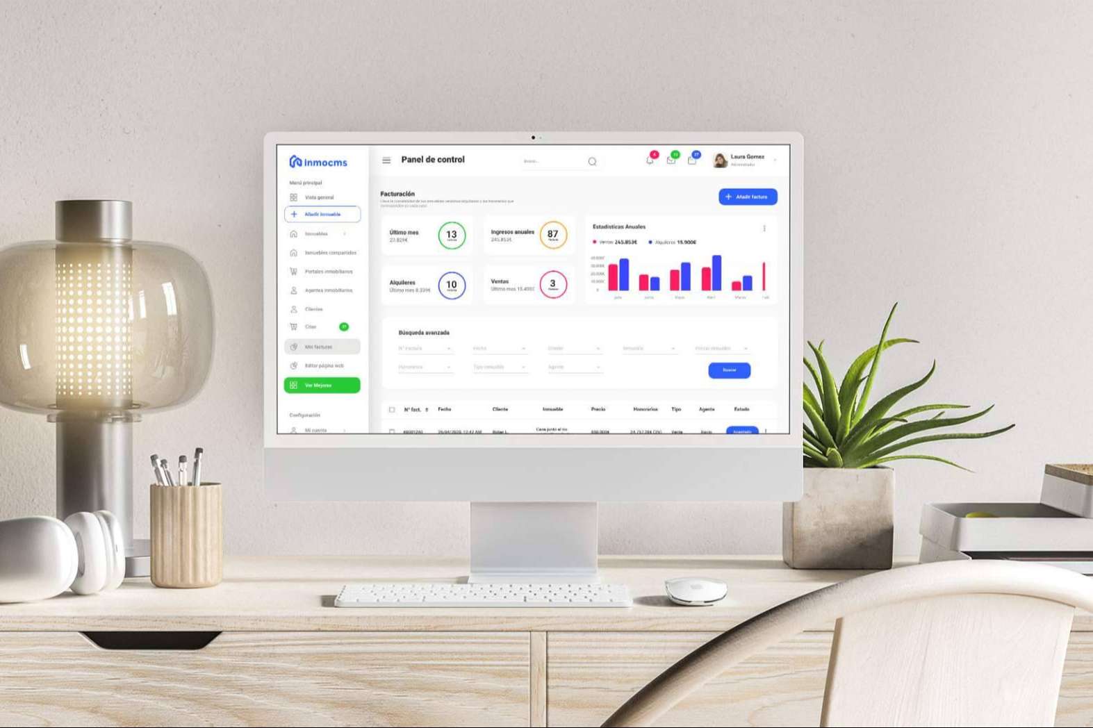 CRM Inmobiliario con página web incluida. InmoCMS, la evolución digital en la administración de bienes raíces