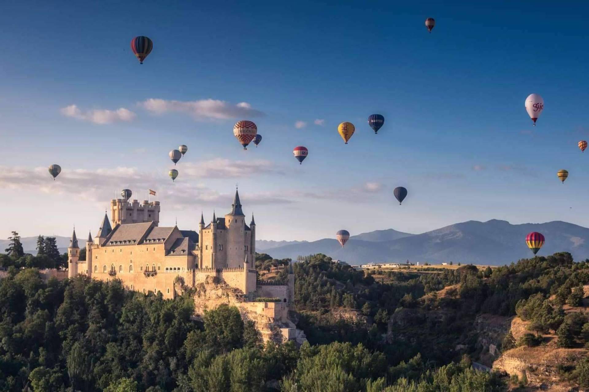 Un globo aerostático publicitario como manera de darse a conocer