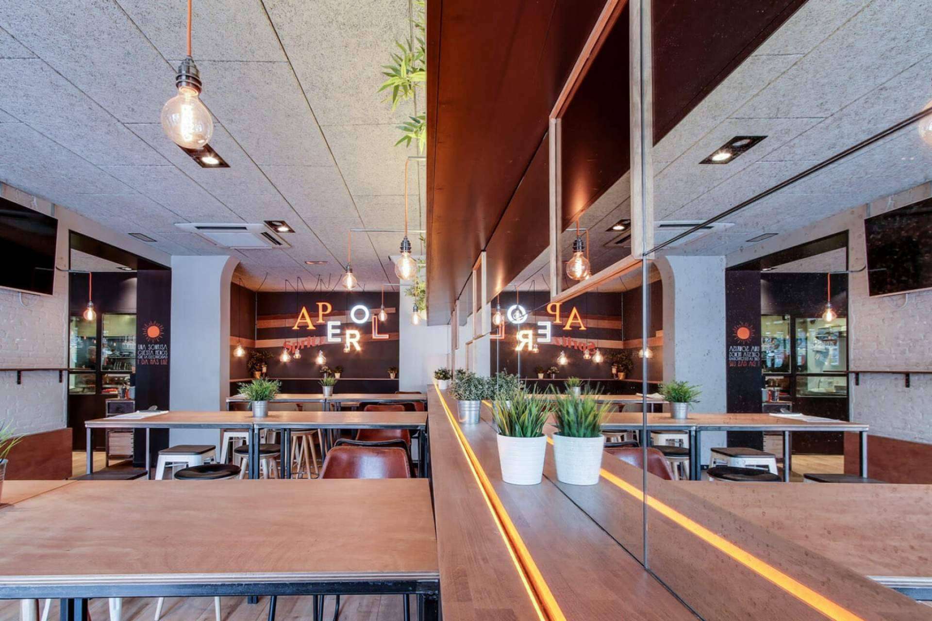 En el interiorismo de restaurantes, el poder de la iluminación de la mano de INDAStudio