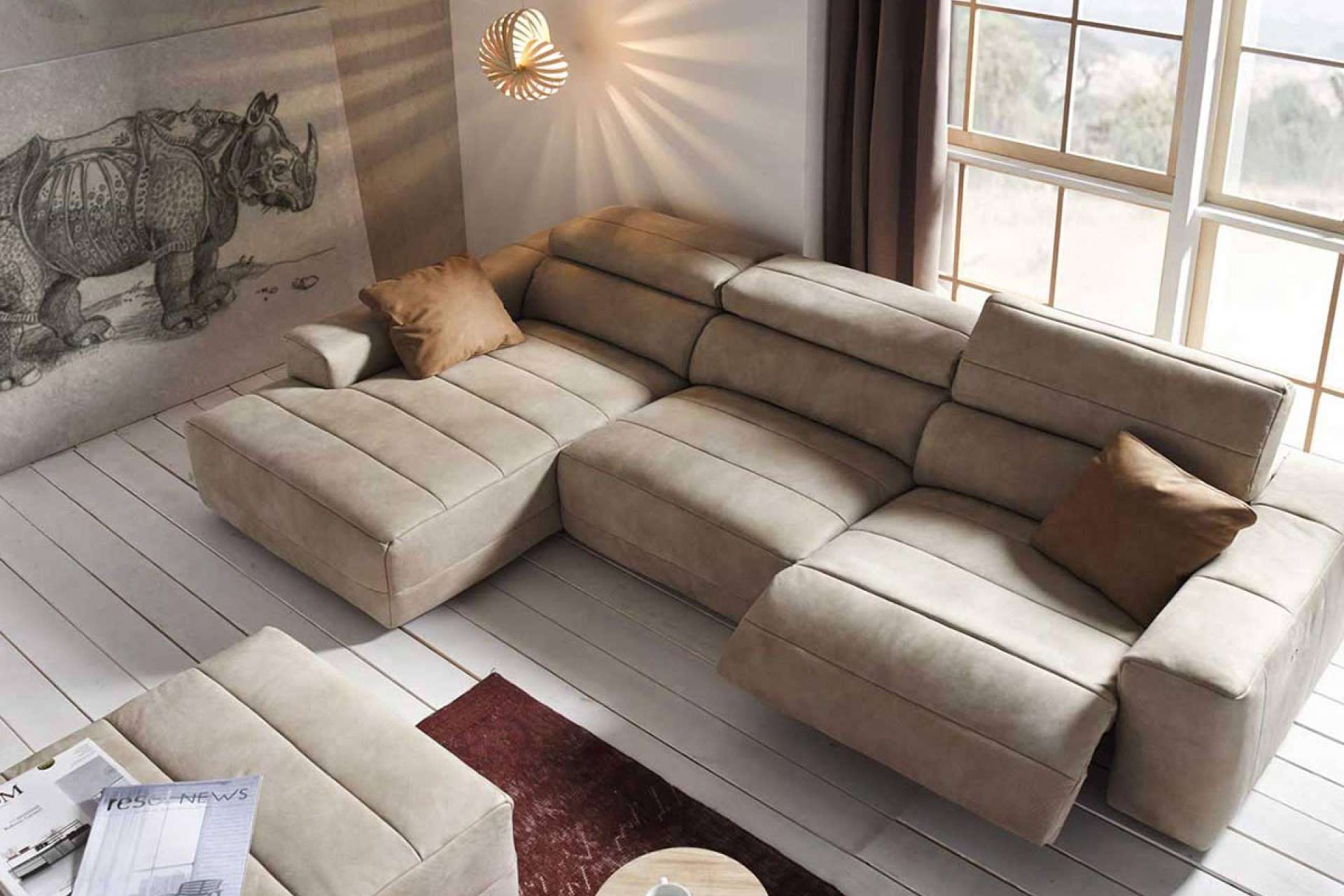 Cuándo elegir un sofá chaise longue para el salón