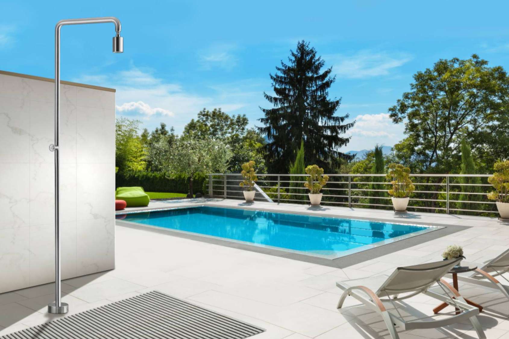Imex y su propuesta de duchas para espacios al aire libre