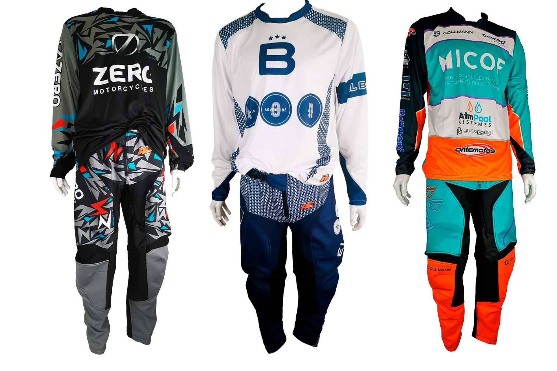 Prendas para motocross a medida con el catálogo de ADHESIVOSEMBARRADOS