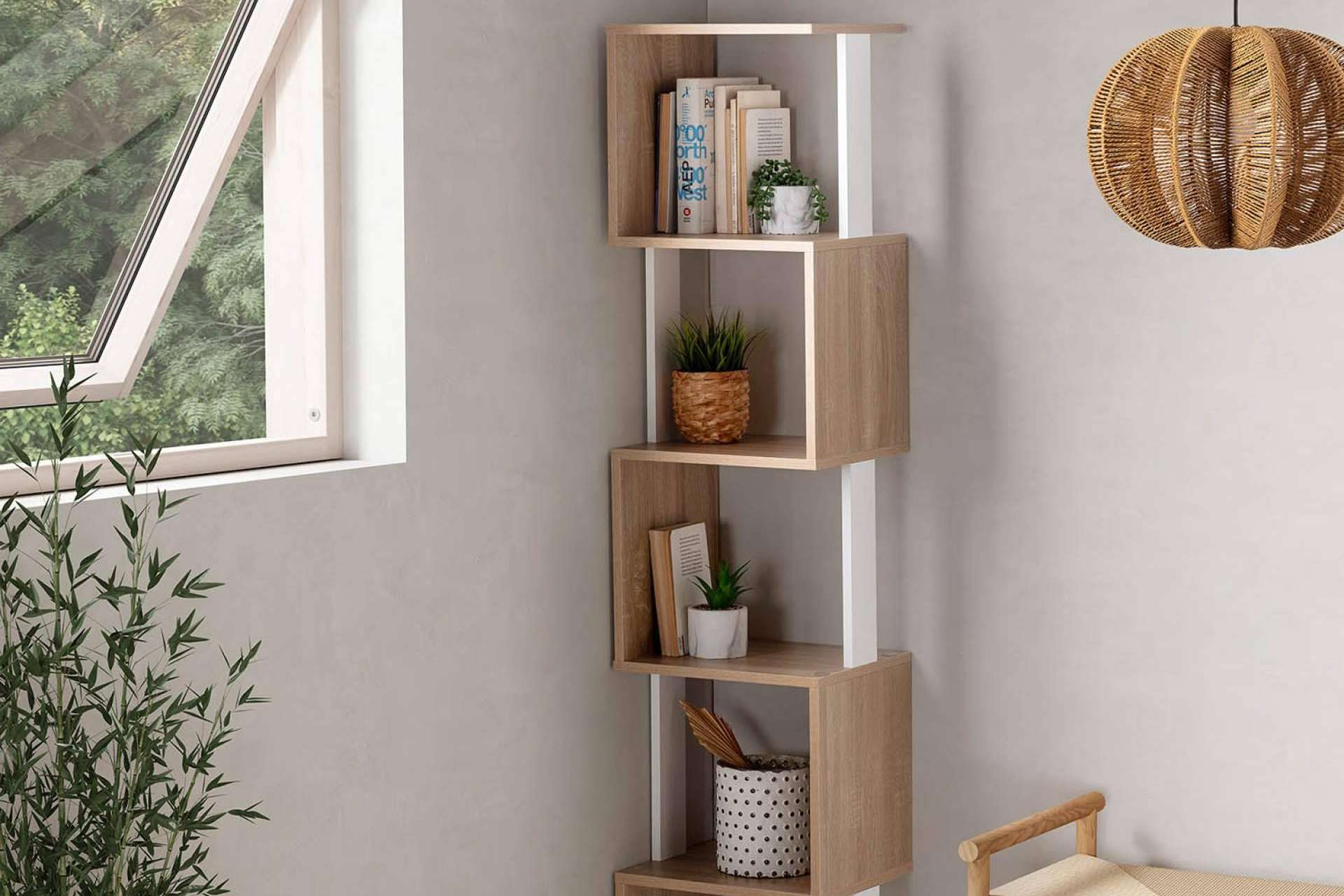 Optimizar el espacio de lectura con las estanterías librerías de Topmueble