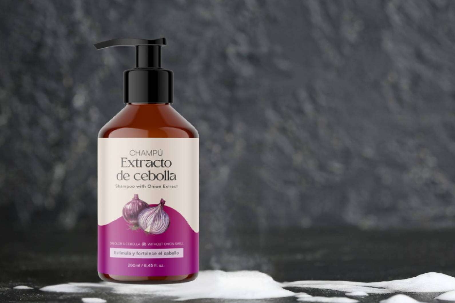 Champú de cebolla de QKnatur, aliado natural contra la caída del cabello