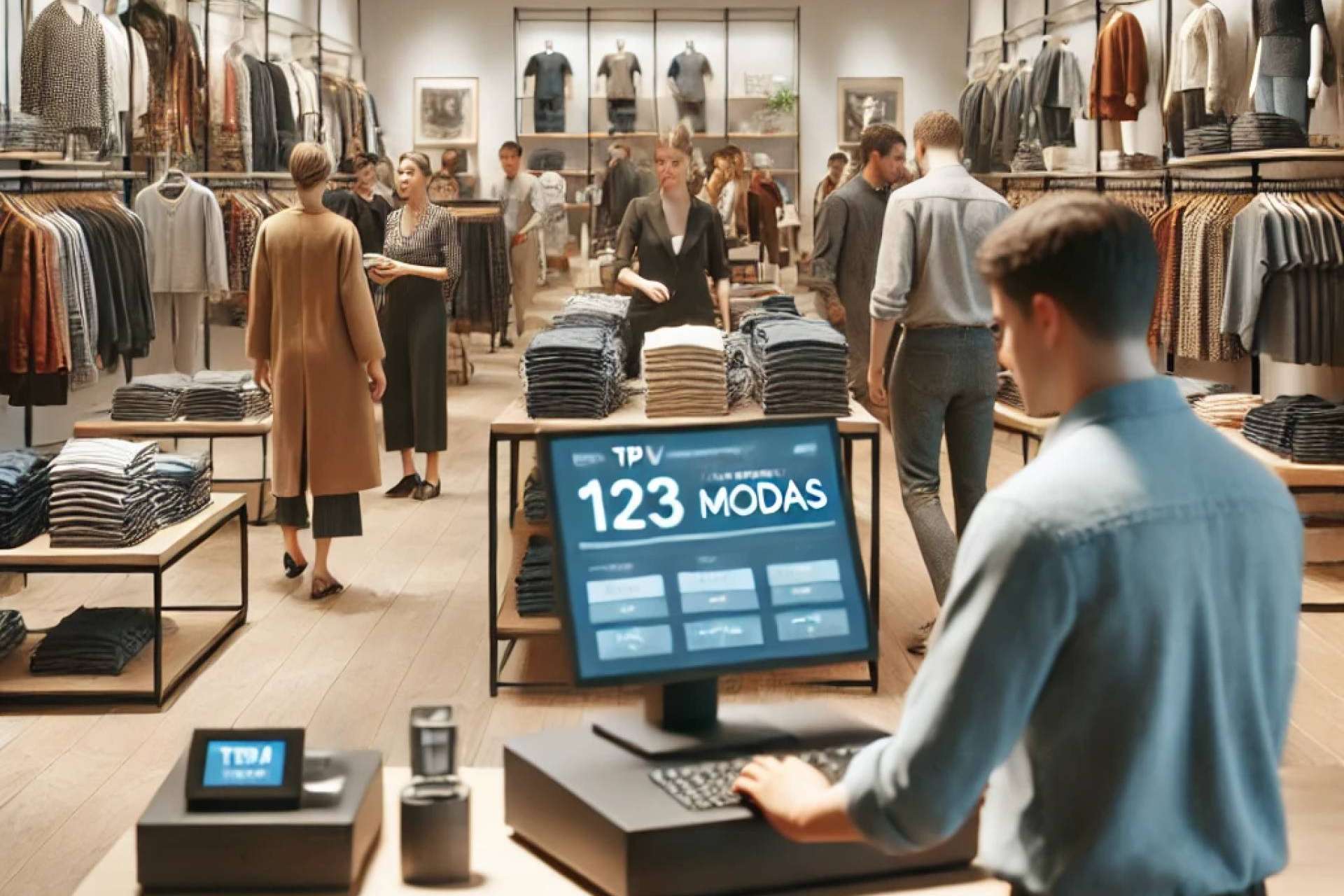 La gestión en tiendas de moda y ropa se profesionaliza con TPV 123 Modas Tallas y Colores