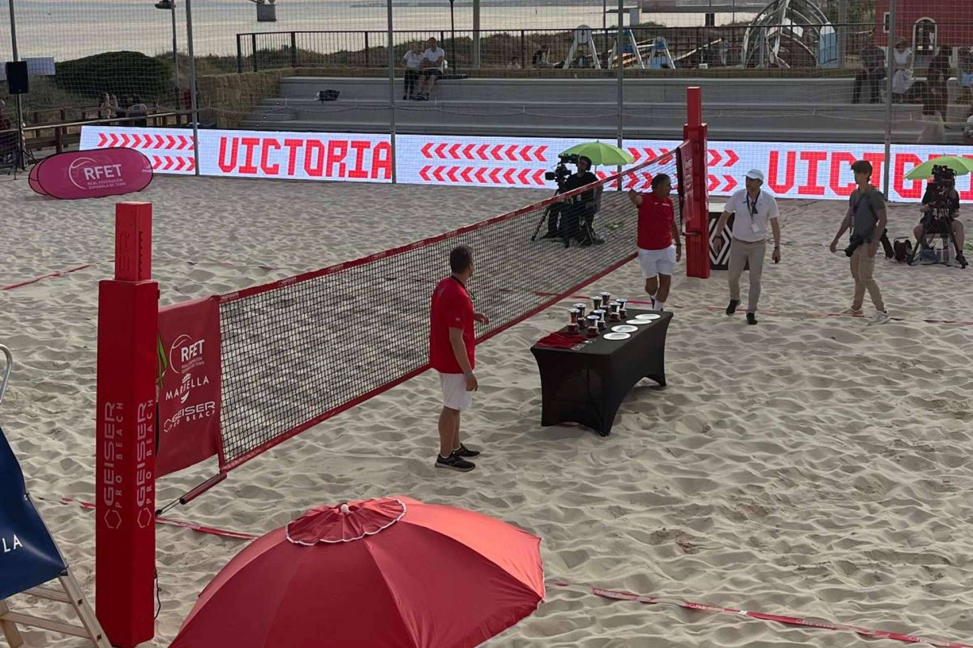Geiser Pro Beach con su modelo TOTEM PRO XL elegido para la final del Campeonato de España de Tenis Playa