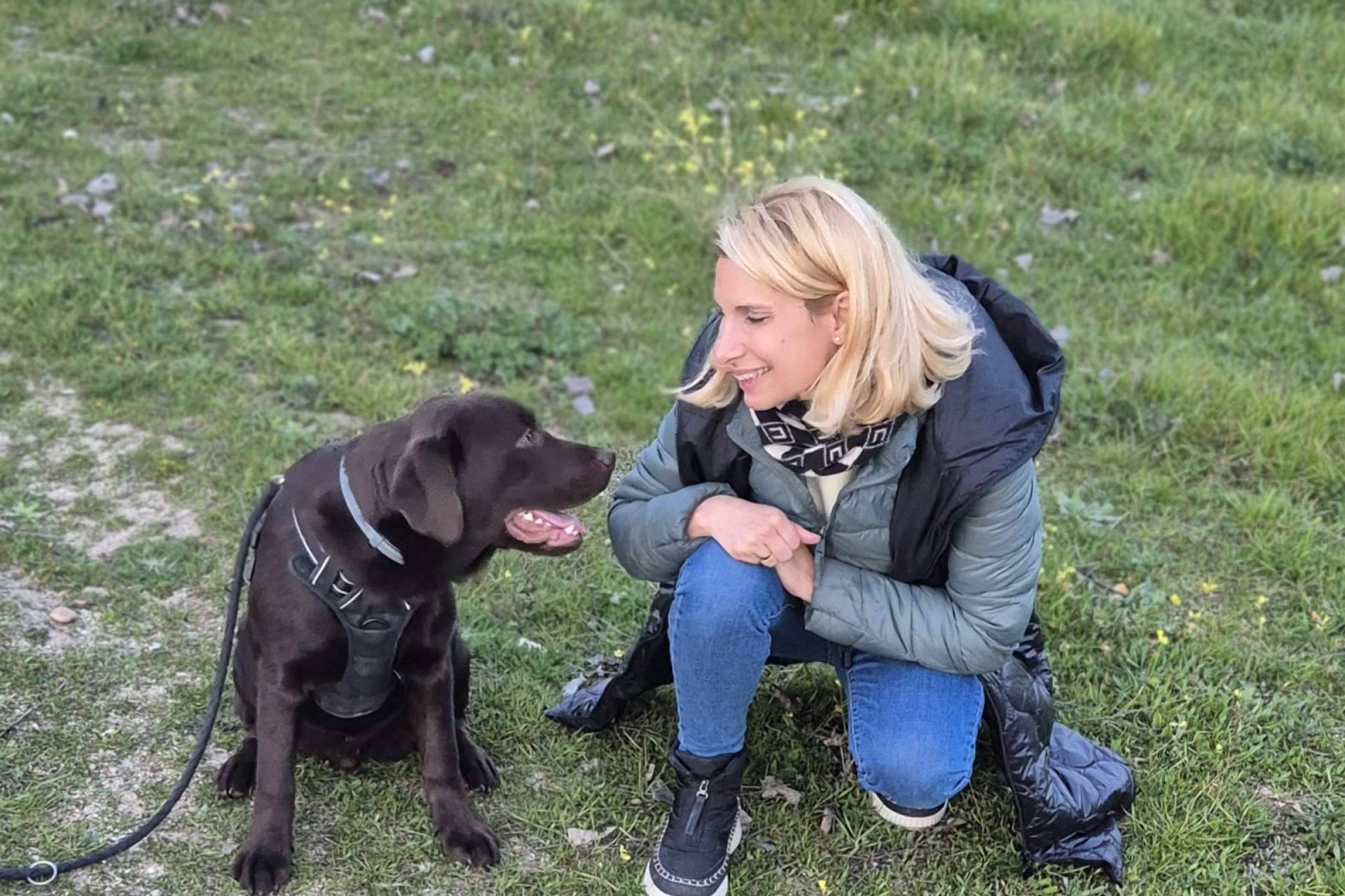 María Díez, de Cole de Canes, referente en adiestramiento canino en Madrid